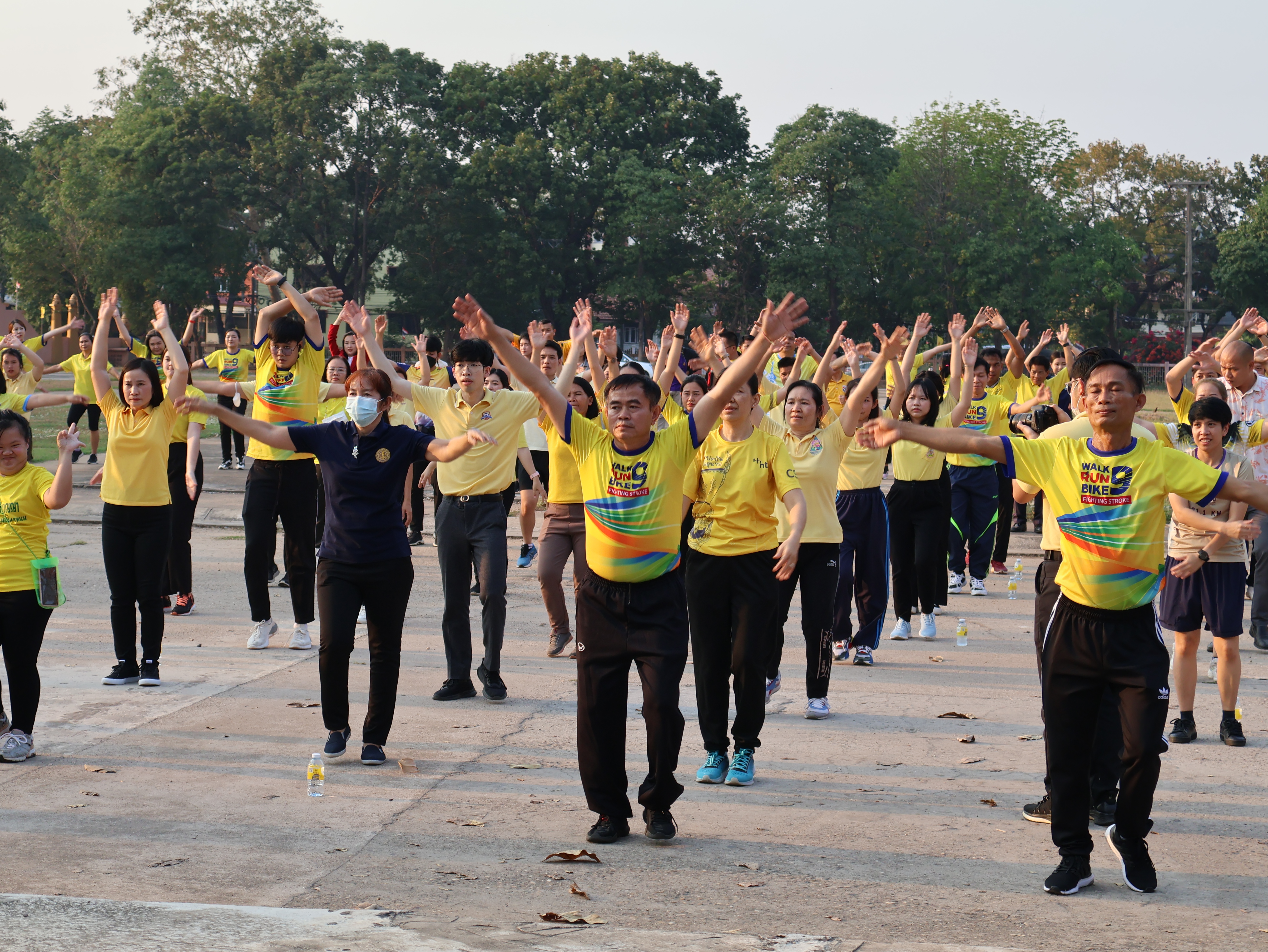 พช.นครพนม ร่วมกิจกรรม Exercise สร้างนิสัยออกกำลังกาย ทุกวันพุธ