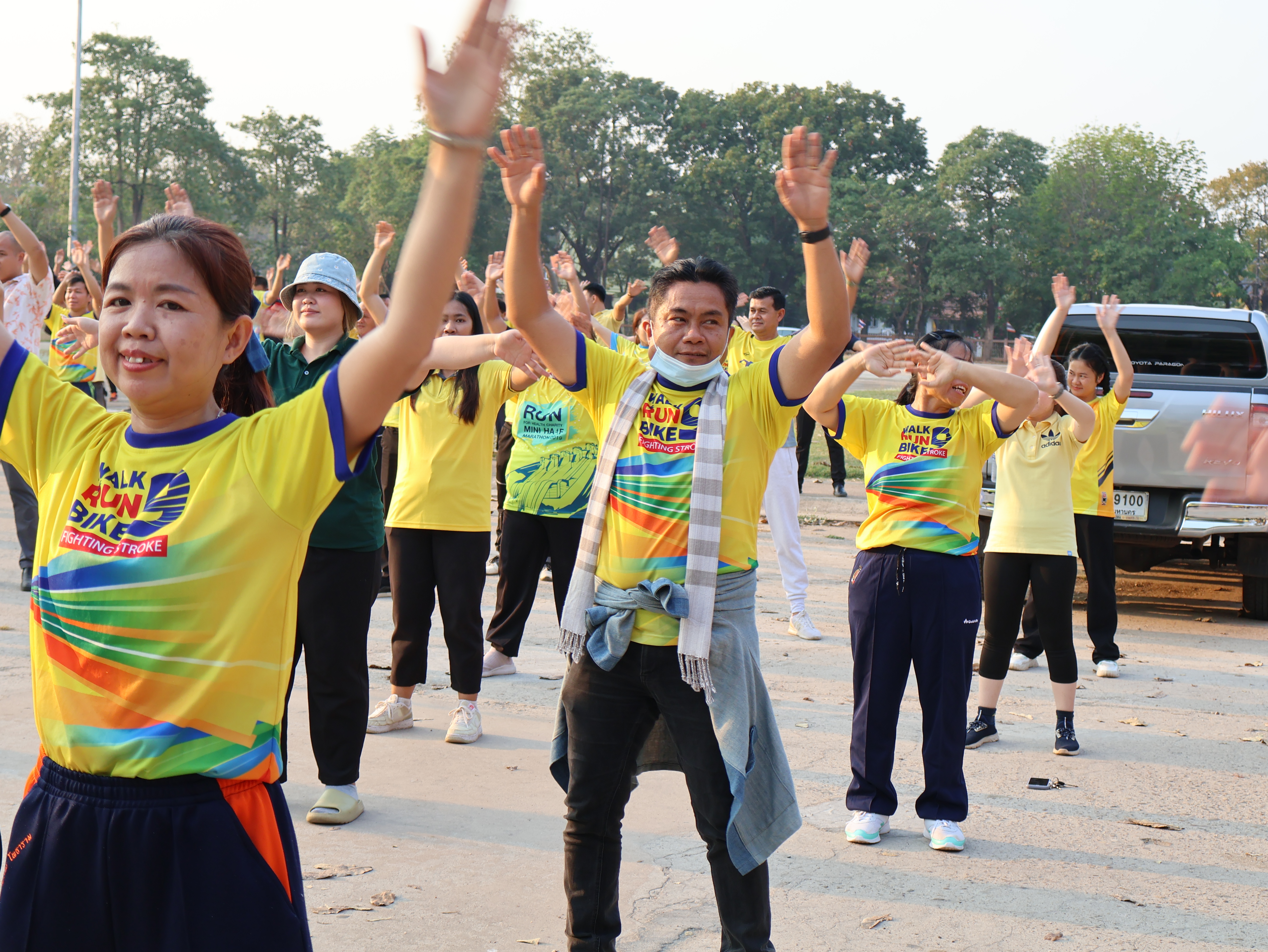 พช.นครพนม ร่วมกิจกรรม Exercise สร้างนิสัยออกกำลังกาย ทุกวันพุธ
