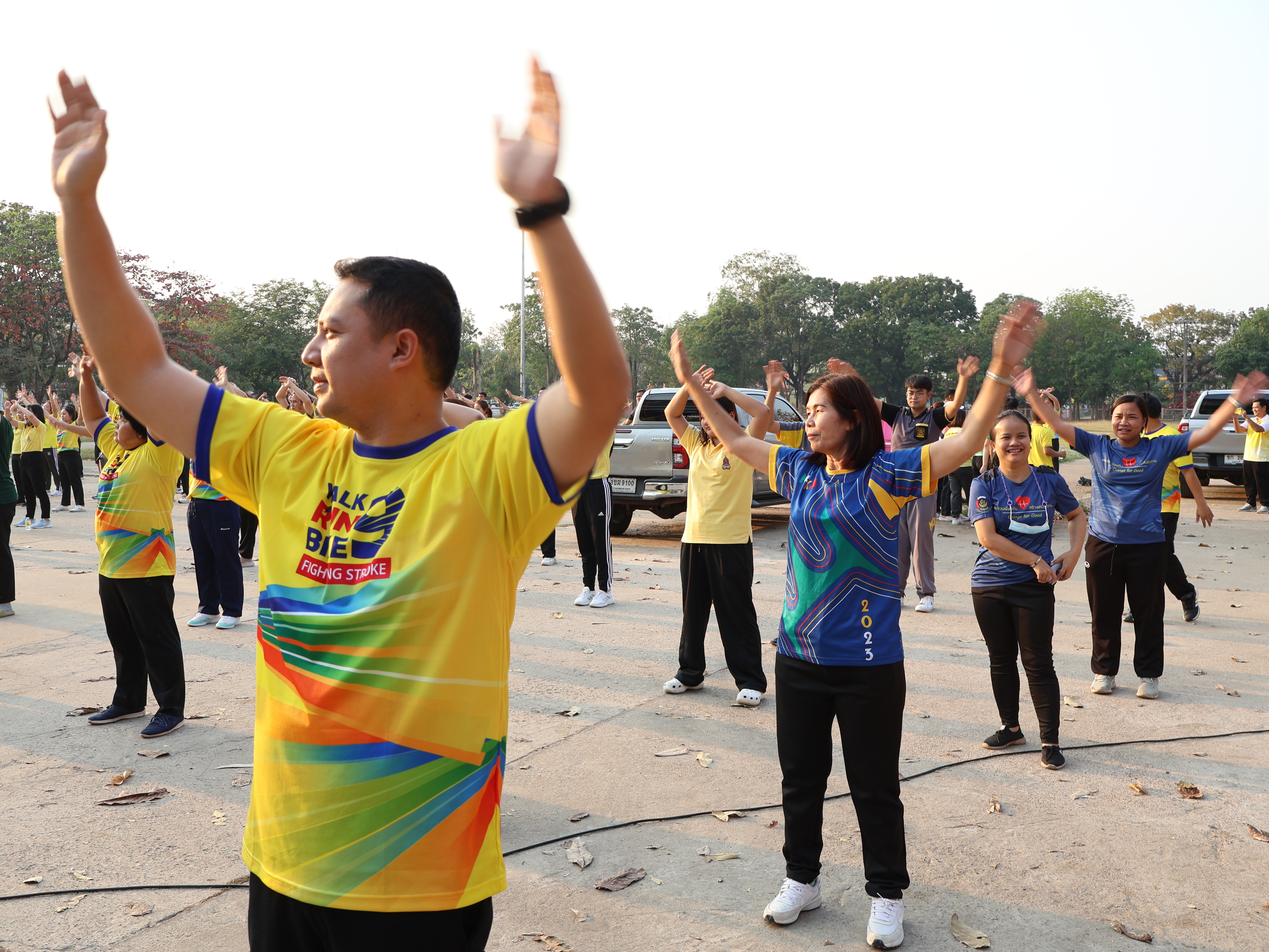 พช.นครพนม ร่วมกิจกรรม Exercise สร้างนิสัยออกกำลังกาย ทุกวันพุธ