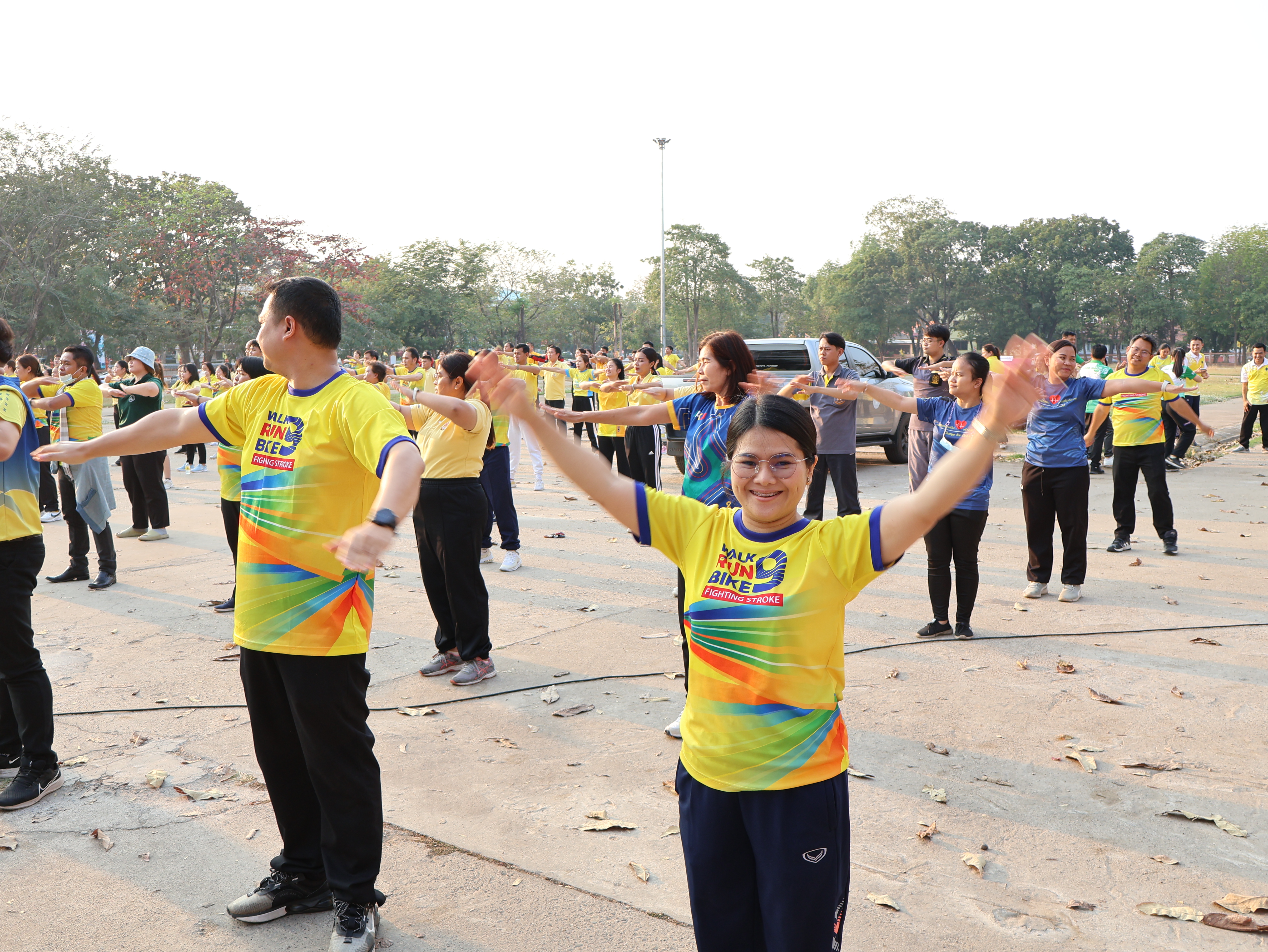 พช.นครพนม ร่วมกิจกรรม Exercise สร้างนิสัยออกกำลังกาย ทุกวันพุธ