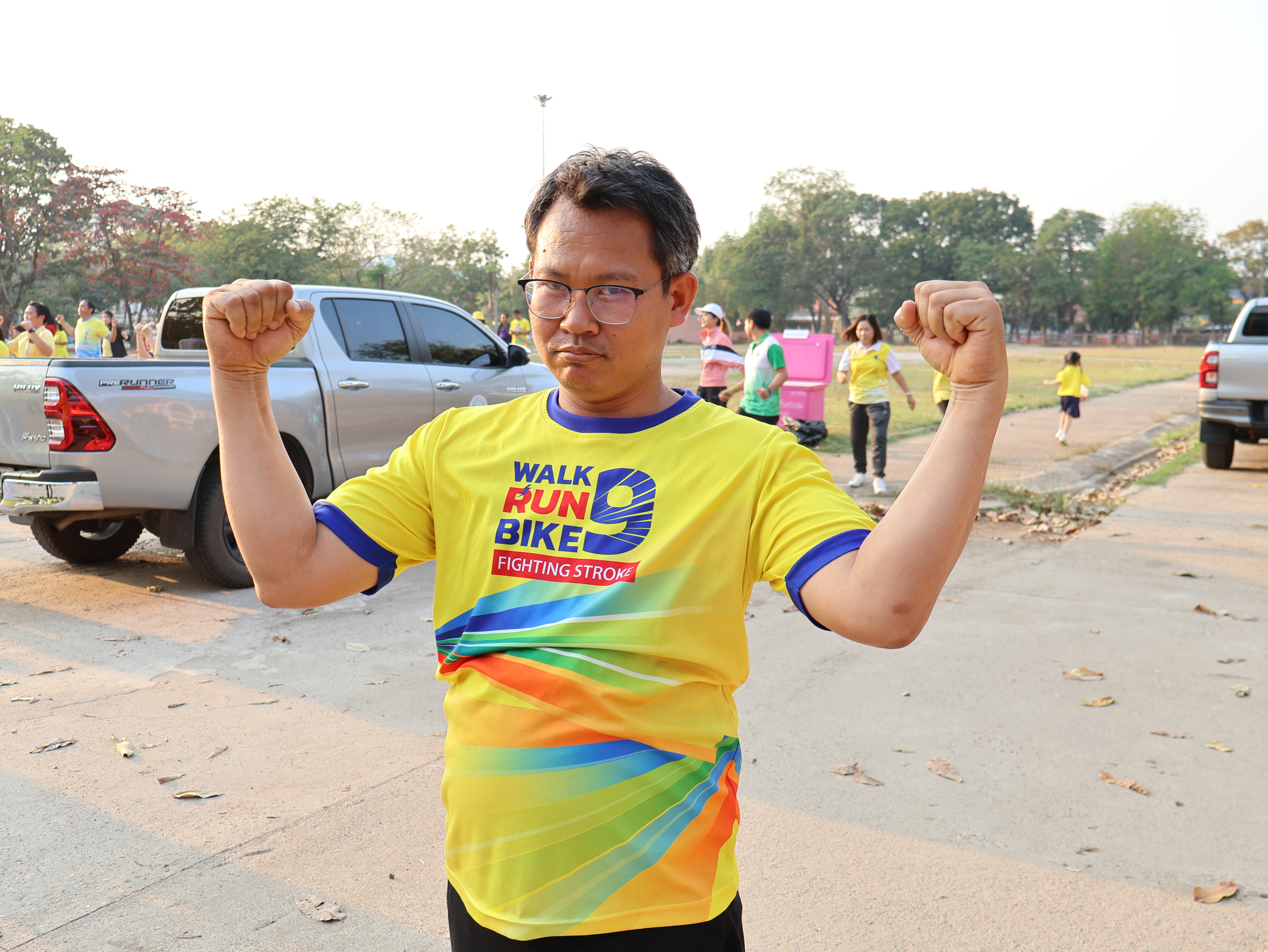 พช.นครพนม ร่วมกิจกรรม Exercise สร้างนิสัยออกกำลังกาย ทุกวันพุธ