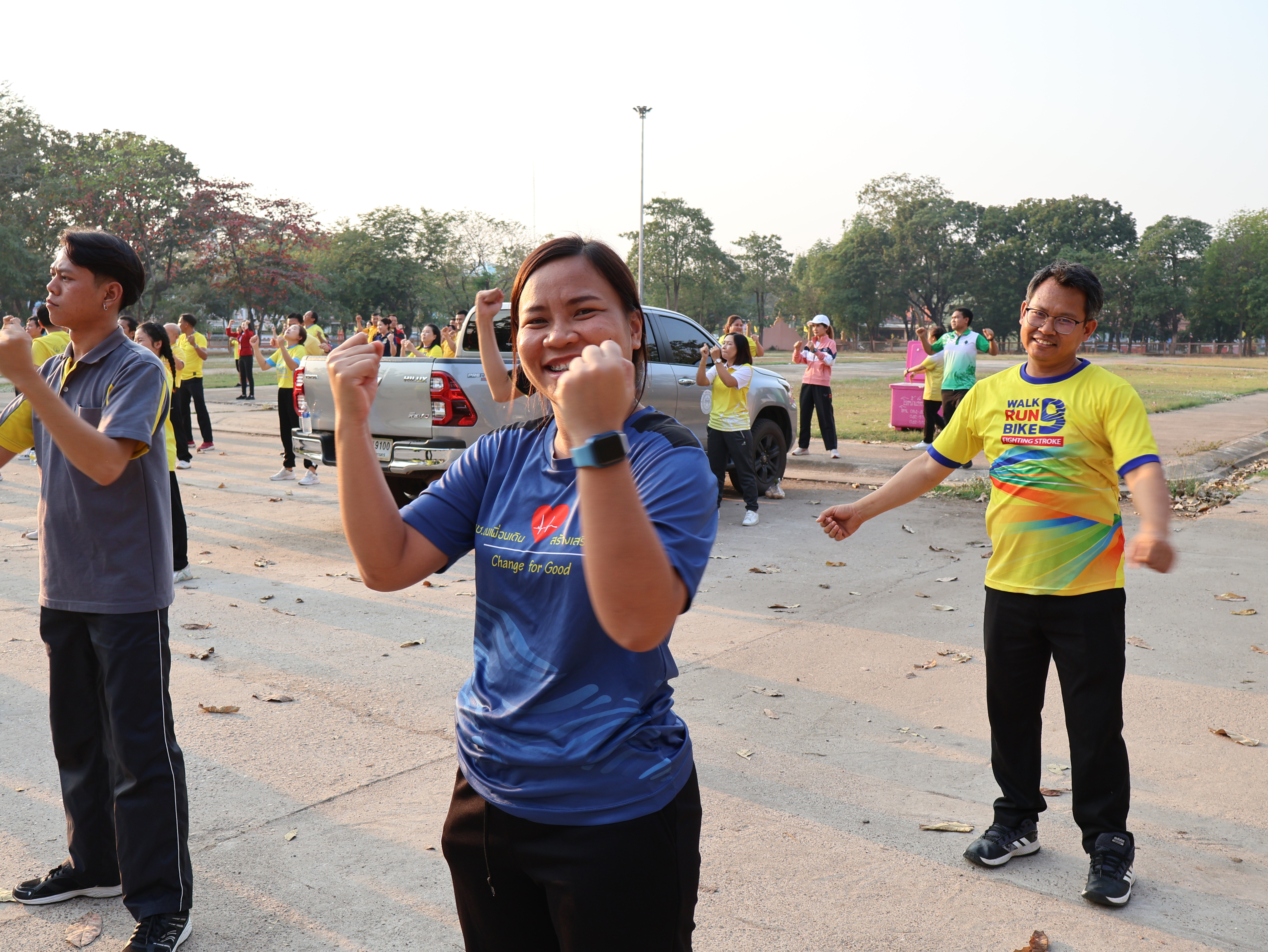 พช.นครพนม ร่วมกิจกรรม Exercise สร้างนิสัยออกกำลังกาย ทุกวันพุธ