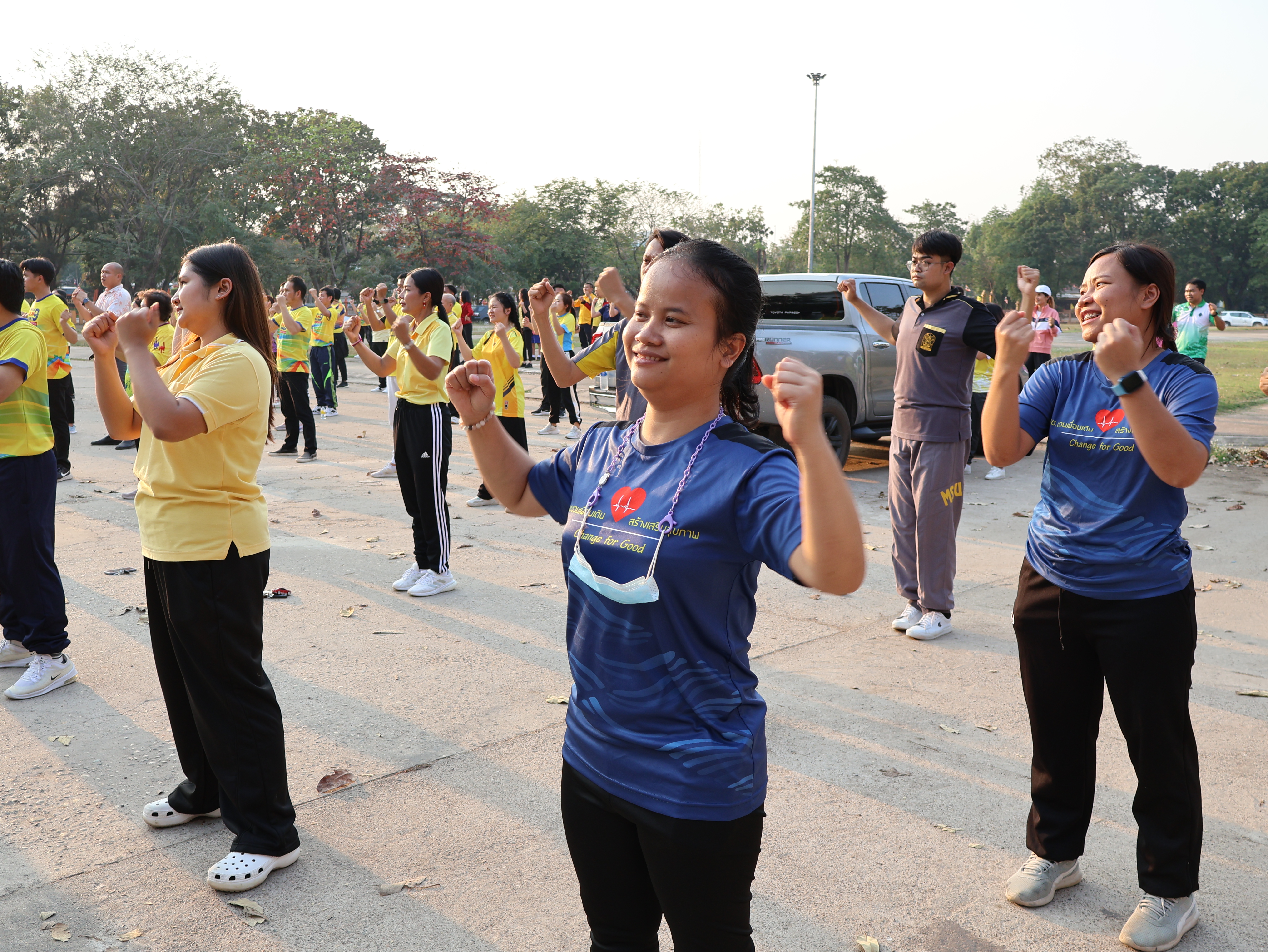 พช.นครพนม ร่วมกิจกรรม Exercise สร้างนิสัยออกกำลังกาย ทุกวันพุธ
