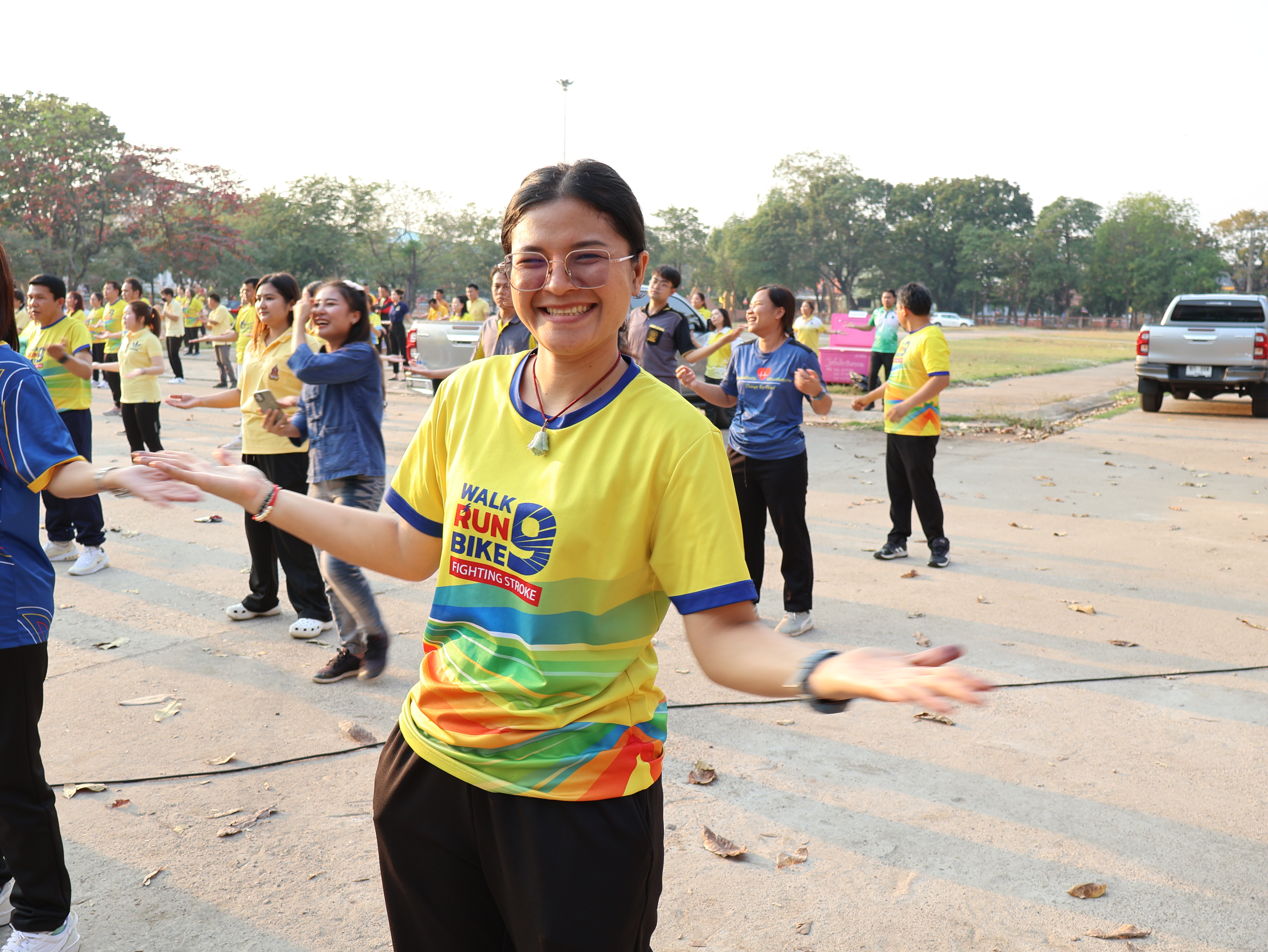 พช.นครพนม ร่วมกิจกรรม Exercise สร้างนิสัยออกกำลังกาย ทุกวันพุธ