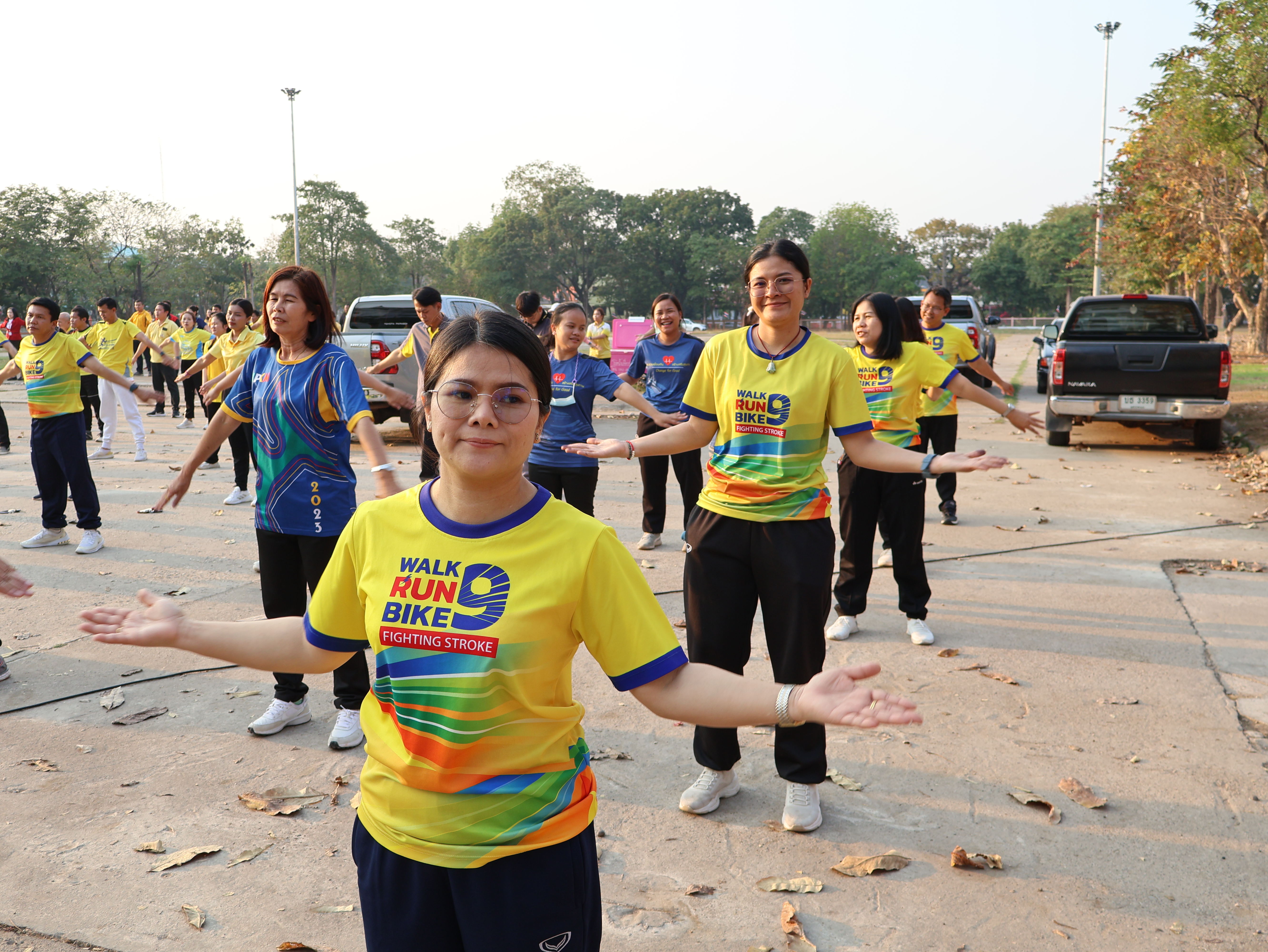 พช.นครพนม ร่วมกิจกรรม Exercise สร้างนิสัยออกกำลังกาย ทุกวันพุธ