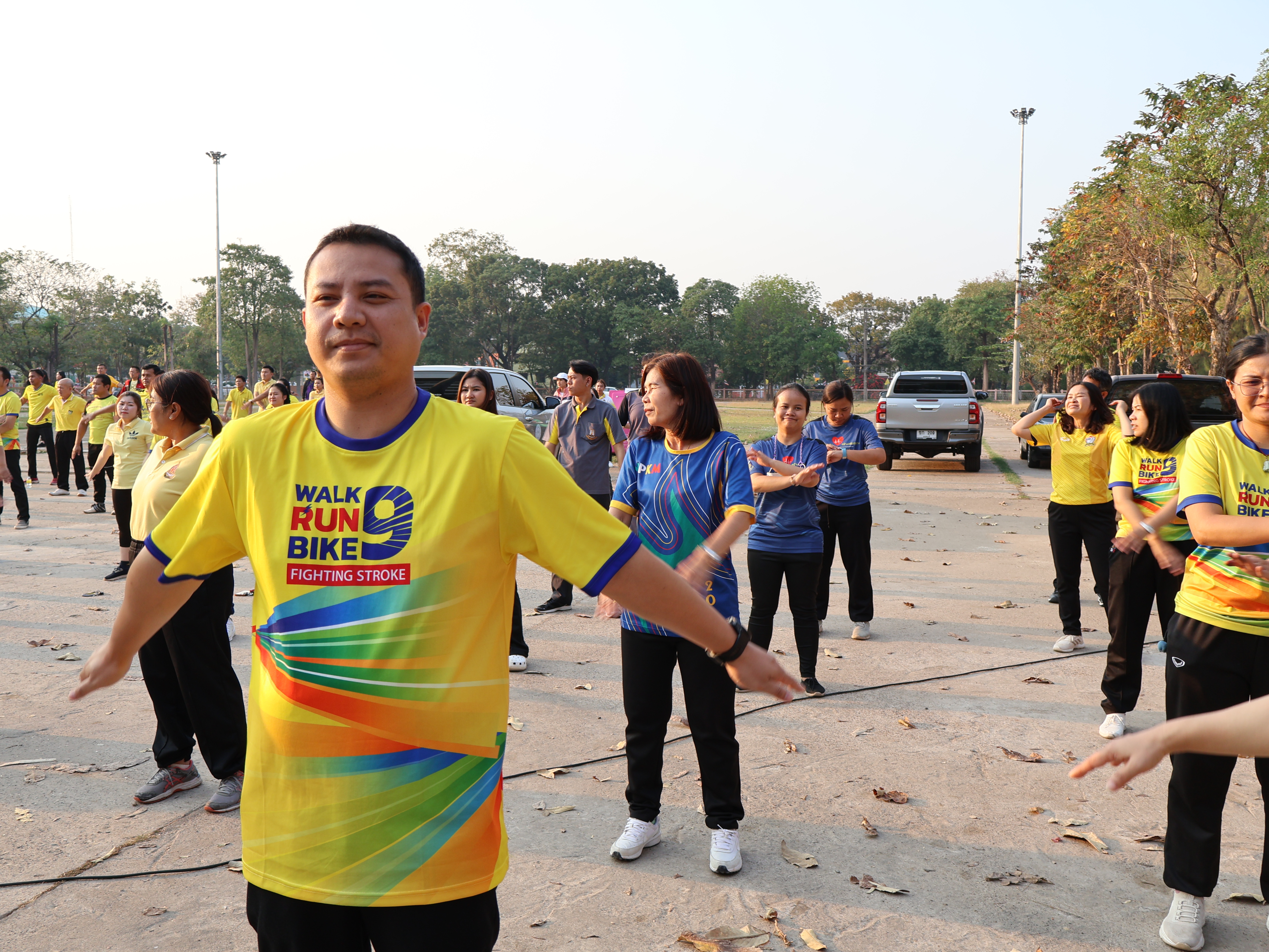 พช.นครพนม ร่วมกิจกรรม Exercise สร้างนิสัยออกกำลังกาย ทุกวันพุธ