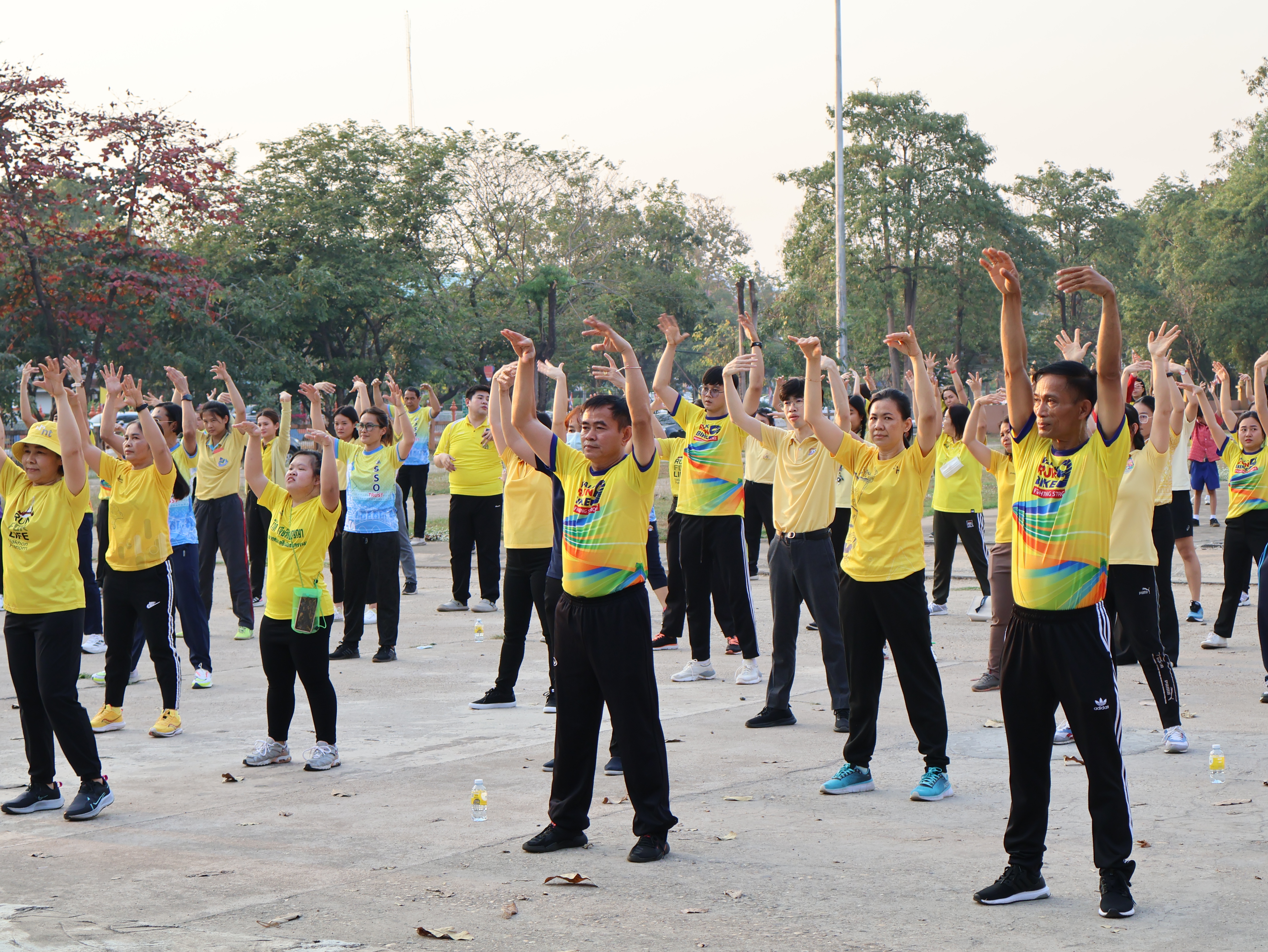 พช.นครพนม ร่วมกิจกรรม Exercise สร้างนิสัยออกกำลังกาย ทุกวันพุธ