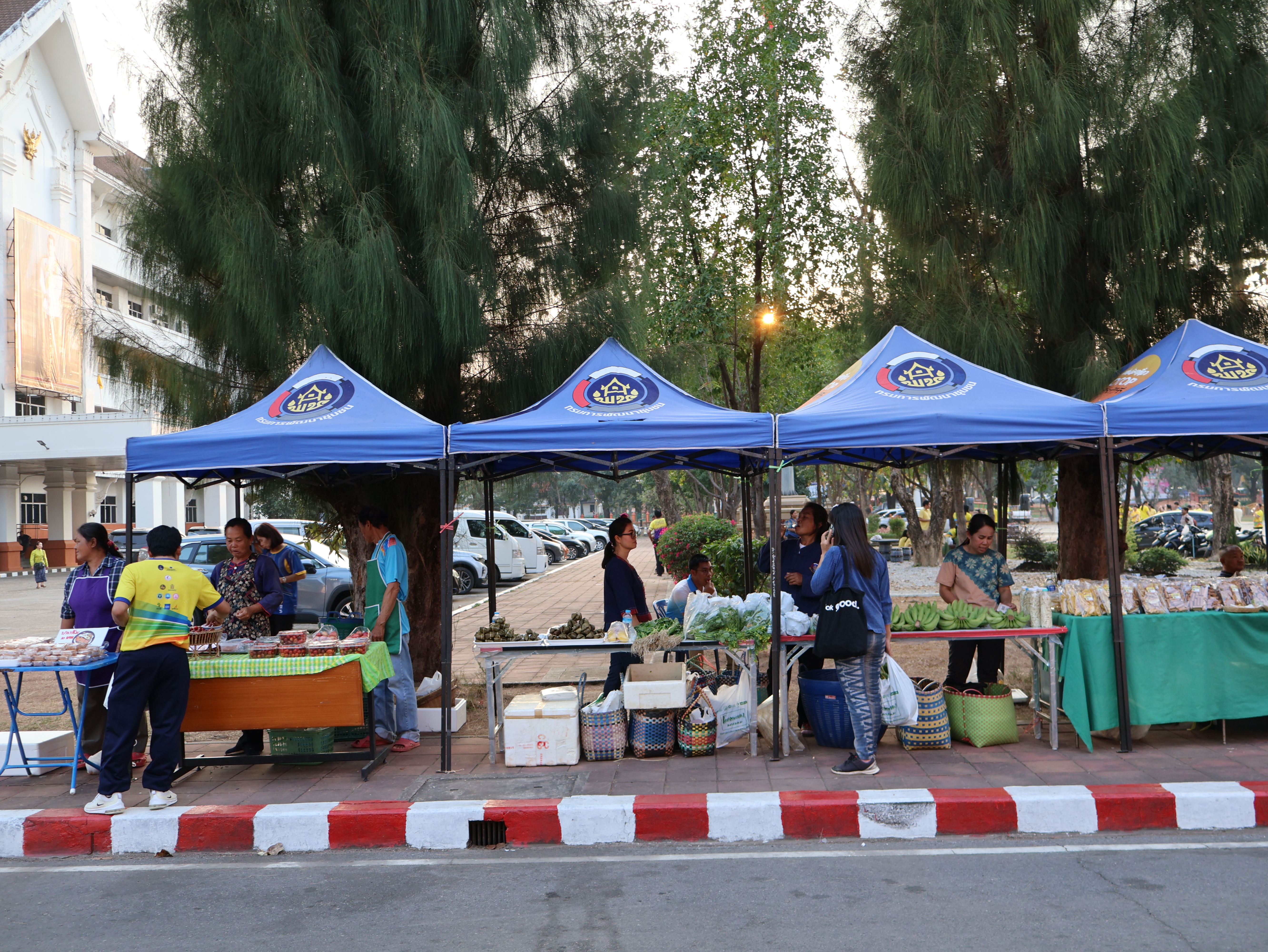 นครพนม   จัดแสดงและจำหน่ายผลผลิต โคก หนอง นา “ตลาดนัดโคก หนอง นา และอาหารปลอดภัย” สู่ความยั่งยืน