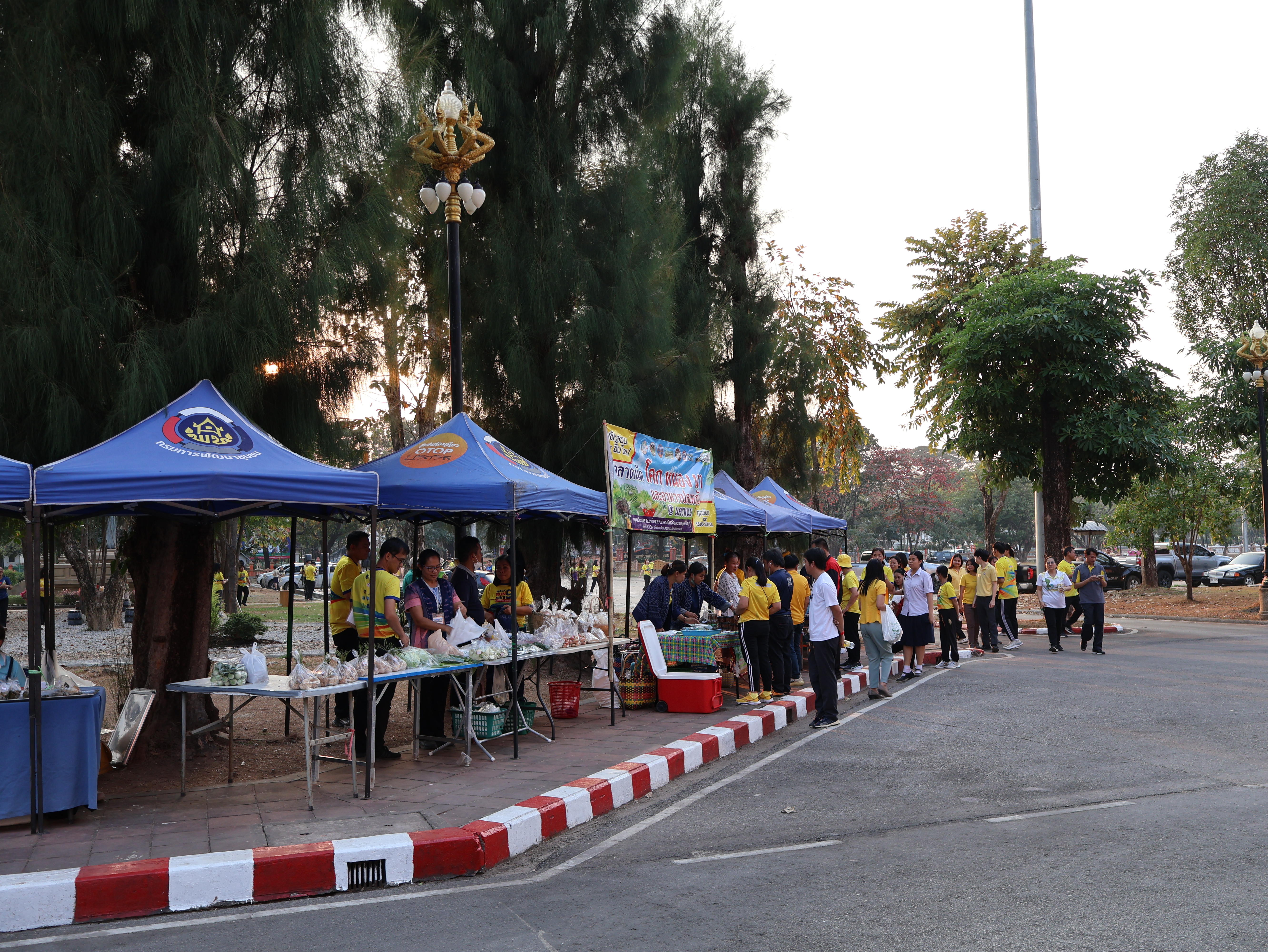 นครพนม   จัดแสดงและจำหน่ายผลผลิต โคก หนอง นา “ตลาดนัดโคก หนอง นา และอาหารปลอดภัย” สู่ความยั่งยืน