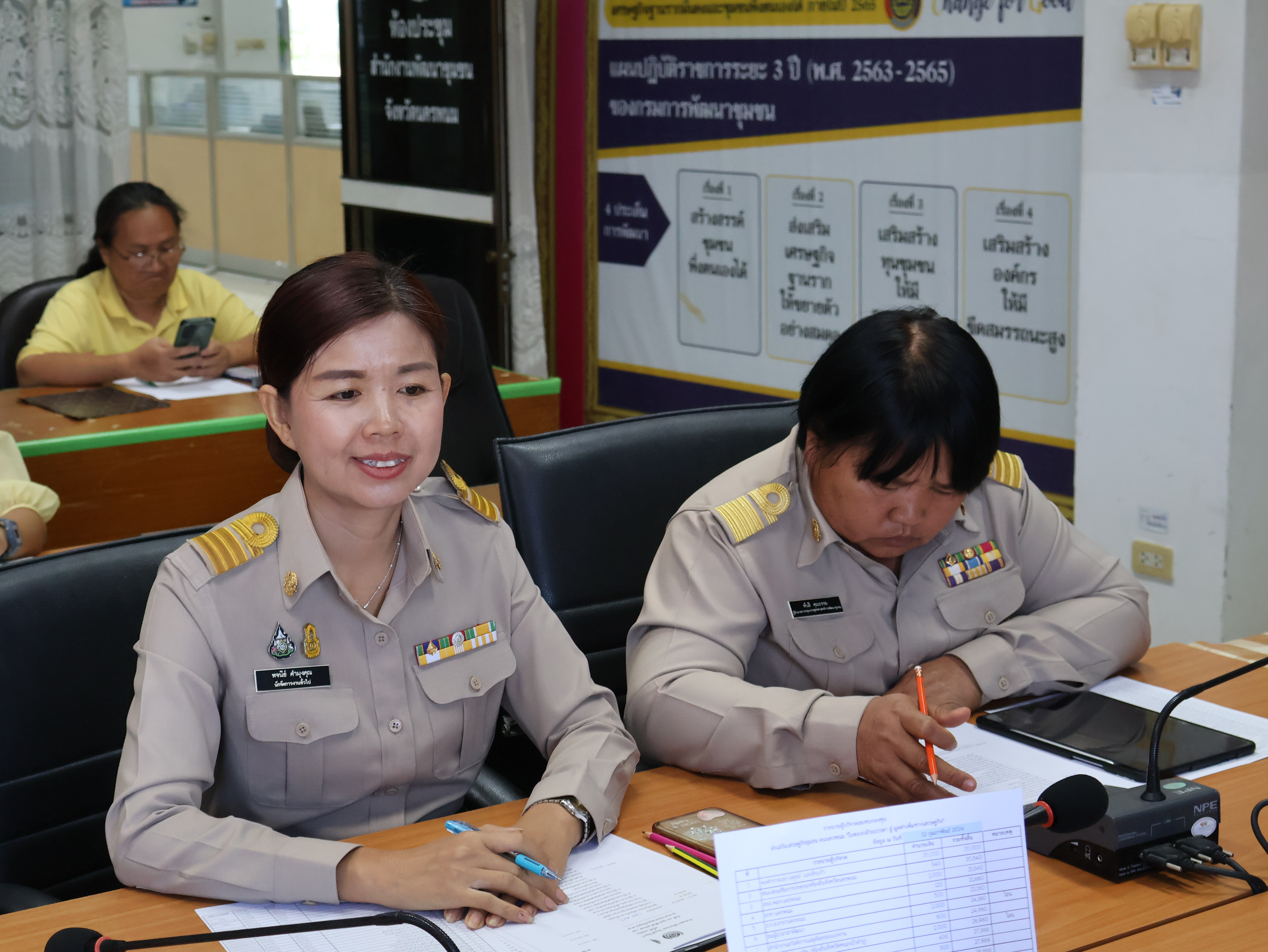พช.นครพนม ประชุม ผอ.กลุ่มงานฯ เจ้าหน้าที่พัฒนาชุมชน สำนักงานพัฒนาชุมชนจังหวัดนครพนม   เพื่อขับเคลื่อนการปฏิบัติงานพัฒนาชุมชน