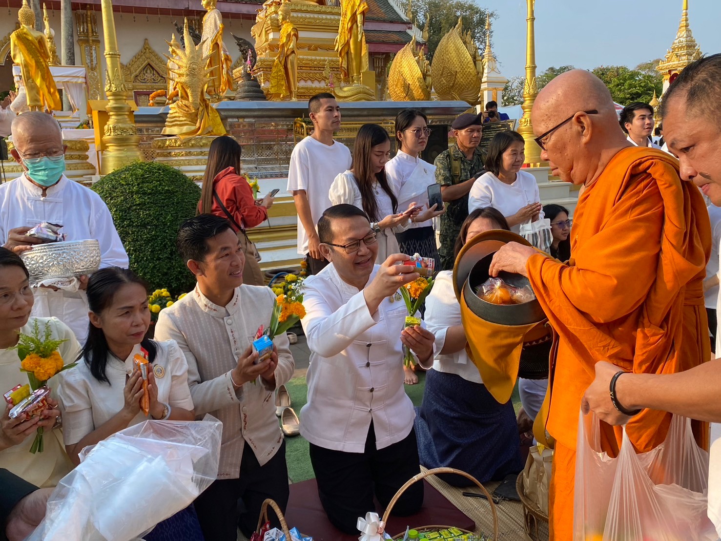 พช.นครพนม   ร่วมกิจกรรมสัปดาห์ส่งเสริมการเผยแผ่พระพุทธศาสนา เนื่องในเทศกาลวันสำคัญทางพระพุทธศาสนา (วันมาฆบูชา) ประจำปีพุทธศักราช 2567