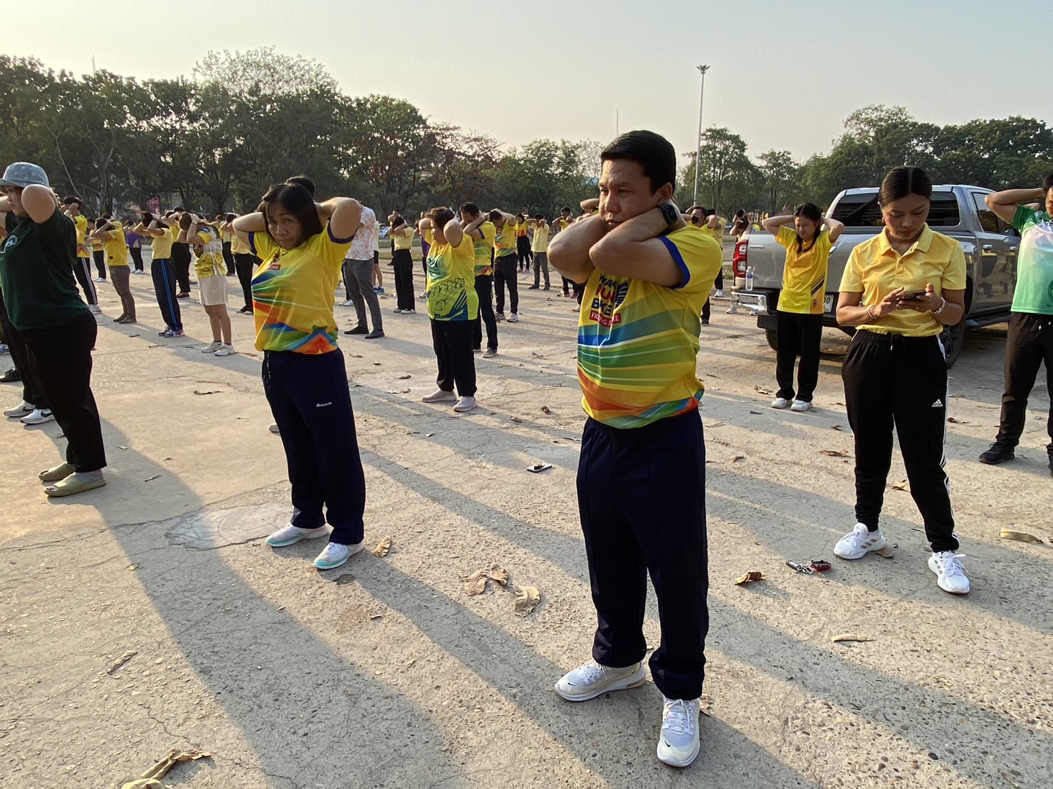 พช.นครพนม ร่วมกิจกรรม Exercise สร้างนิสัยออกกำลังกาย ทุกวันพุธ