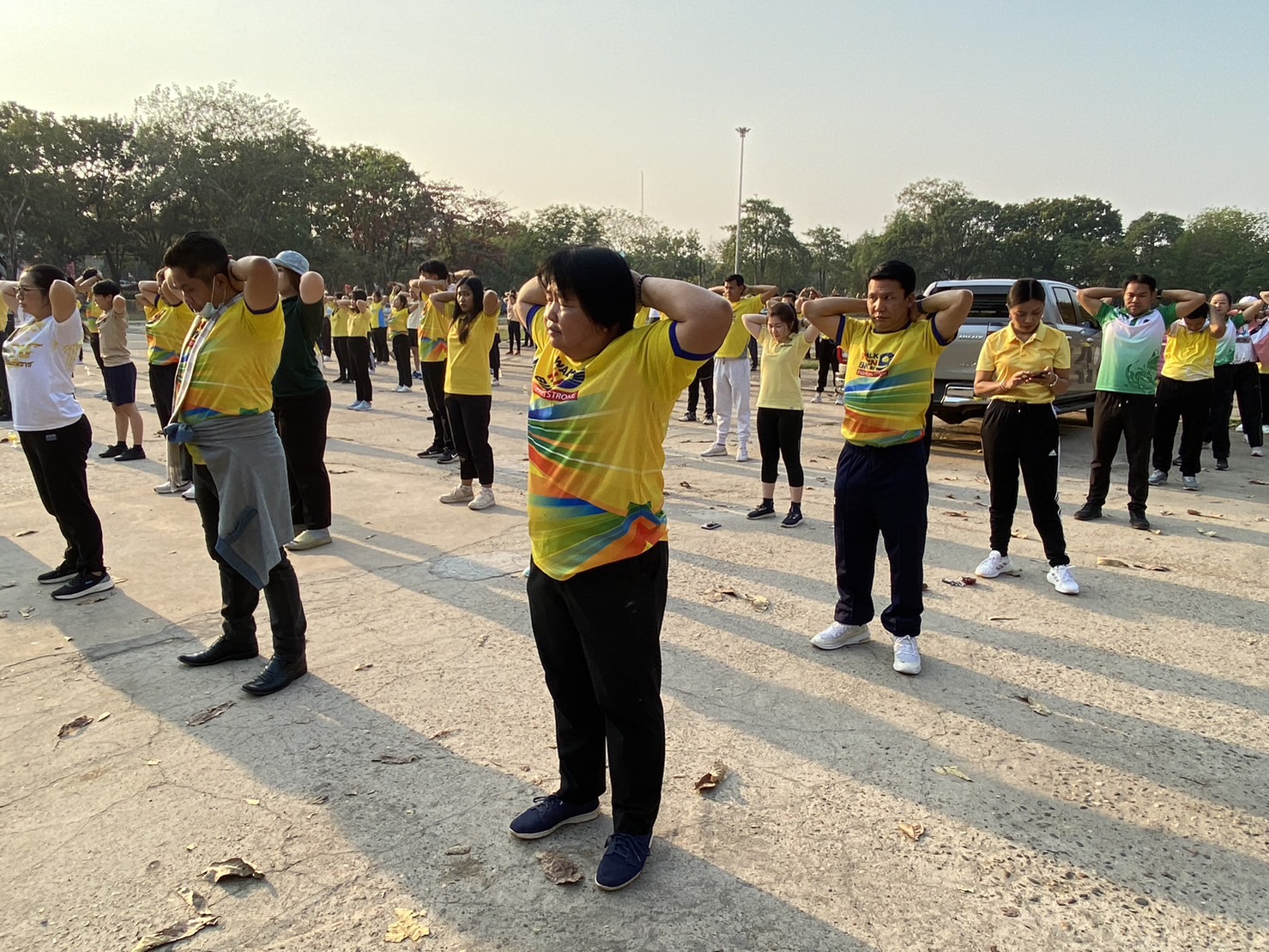 พช.นครพนม ร่วมกิจกรรม Exercise สร้างนิสัยออกกำลังกาย ทุกวันพุธ