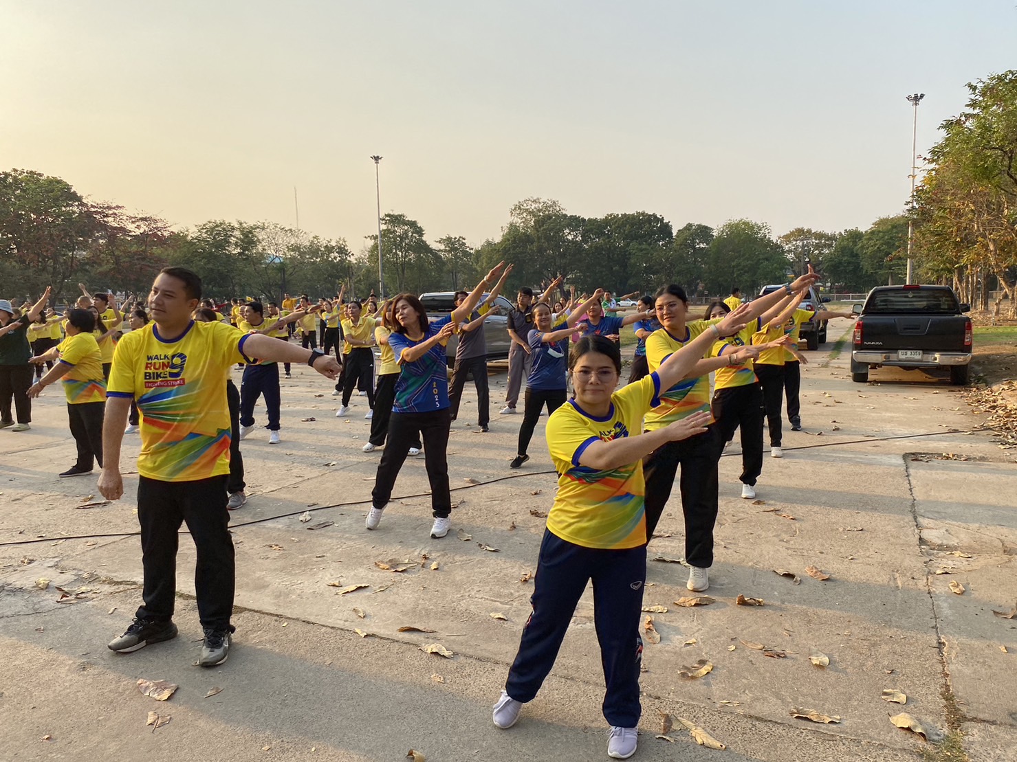 พช.นครพนม ร่วมกิจกรรม Exercise สร้างนิสัยออกกำลังกาย ทุกวันพุธ