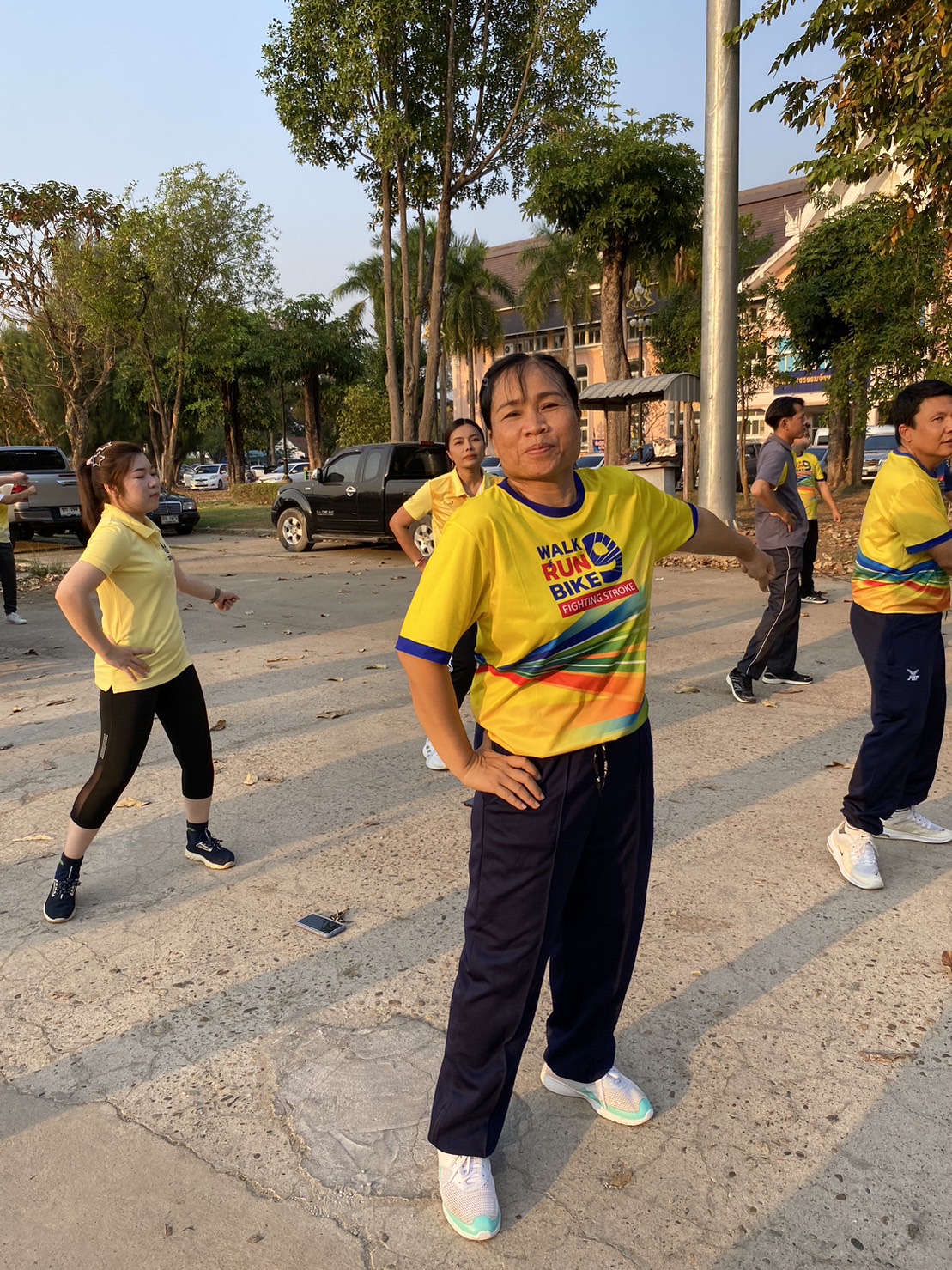 พช.นครพนม ร่วมกิจกรรม Exercise สร้างนิสัยออกกำลังกาย ทุกวันพุธ