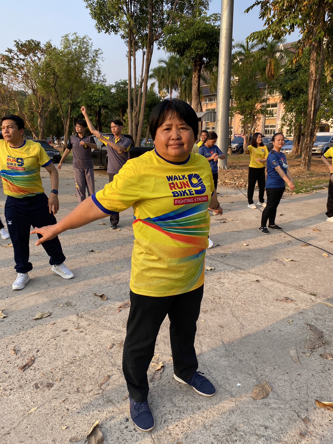 พช.นครพนม ร่วมกิจกรรม Exercise สร้างนิสัยออกกำลังกาย ทุกวันพุธ
