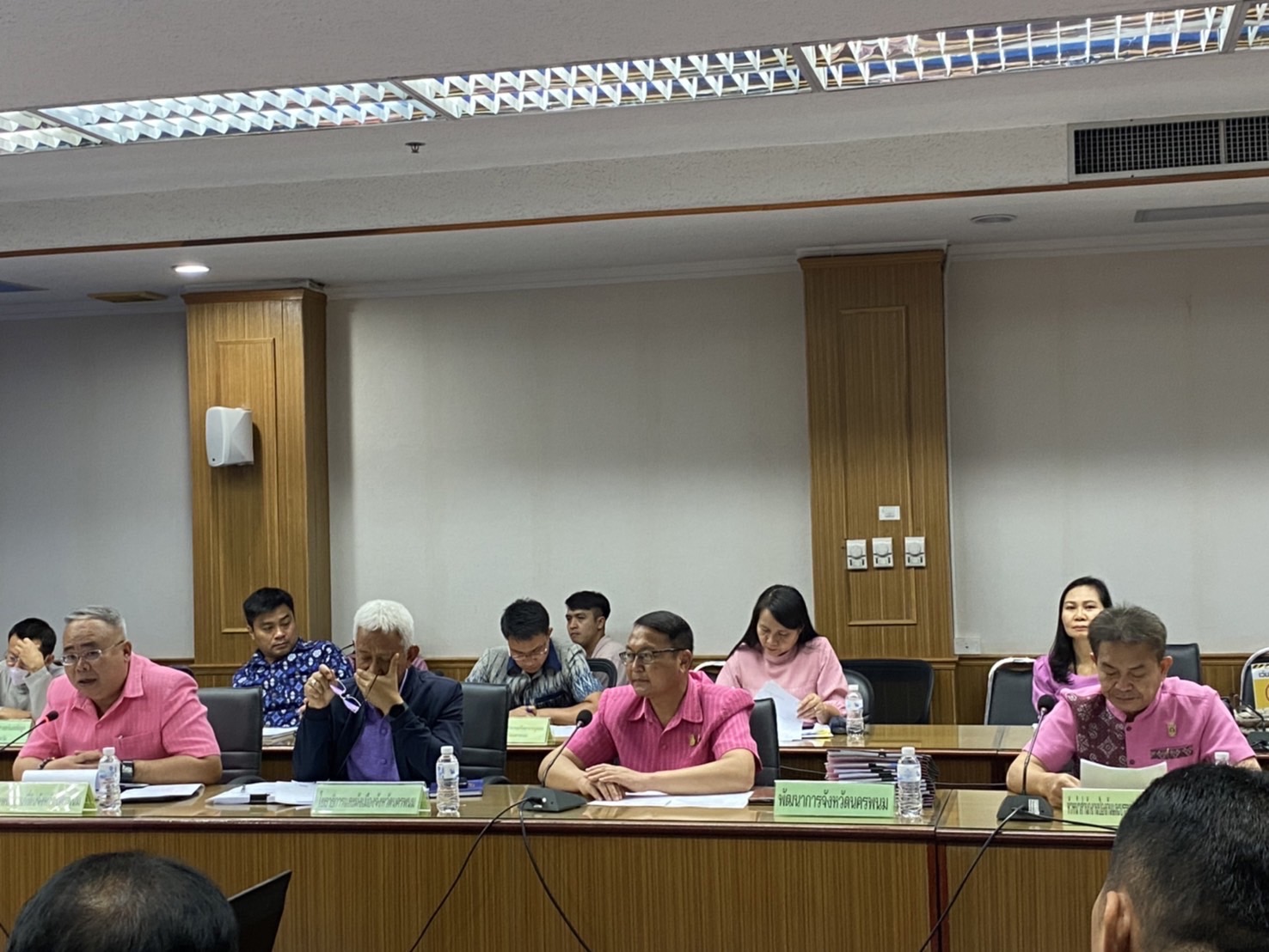 พช.นครพนม   ร่วมประชุมรับมอบนโยบายเพื่อขับเคลื่อนการดำเนินการตามนโยบายรัฐมนตรีว่าการกระทรวงมหาดไทยไปสู่การปฏิบัติ
