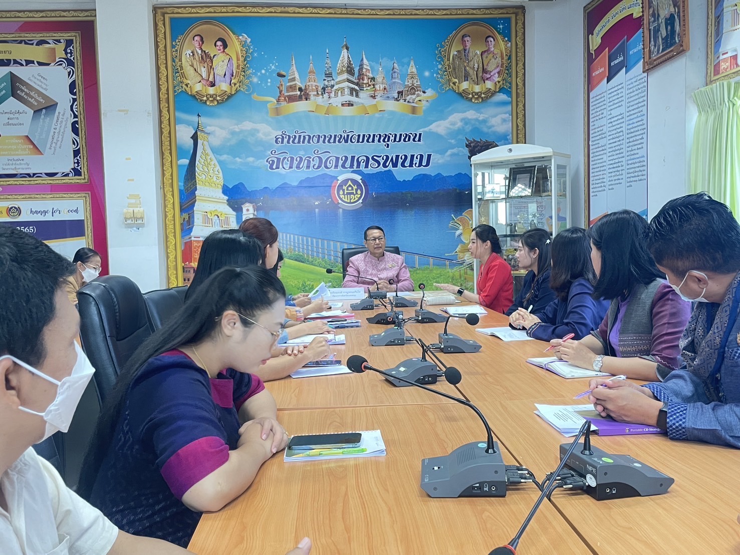 พช.นครพนม รับการติดตามและสนับสนุนงาน โครงการส่งเสริมเชิงวิชาการเสริมศักยภาพการขับเคลื่อนการออมและพัฒนาทักษะทางการเงิน (Financial Literacy) จากสำนักพัฒนาทุนและองค์กรการเงินชุมชน ณ อำเภอนาแก และอำเภอปลาปาก จังหวัดนครพนม
