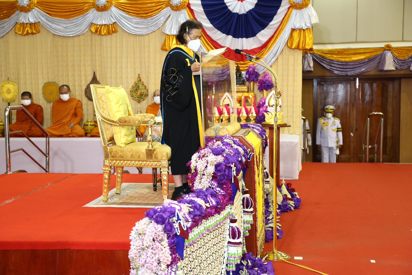 พช.นครพนมเฝ้าฯ รับเสด็จสมเด็จพระกนิษฐาธิราชเจ้า กรมสมเด็จพระเทพรัตนราชสุดาฯ สยามบรมราชกุมารี เสด็จพระราชดำเนินแทนพระองค์ พระราชทานปริญญาบัตรแก่ผู้สำเร็จการศึกษามหาวิทยาลัยนครพนม ปี 2565