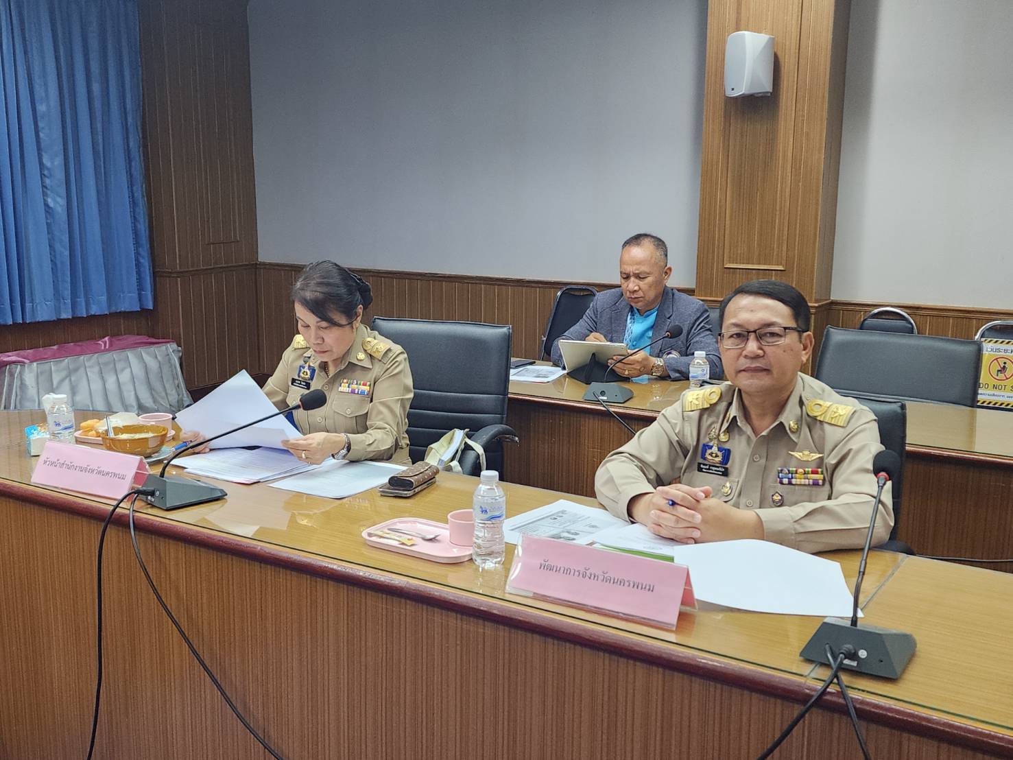พช.นครพนม   ร่วมประชุมหัวหน้าส่วนมหาดไทย นายอำเภอ ขับเคลื่อนการพัฒนา และดูแลความเป็นอยู่ของประชาชน ประจำเดือนมีนาคม 2567