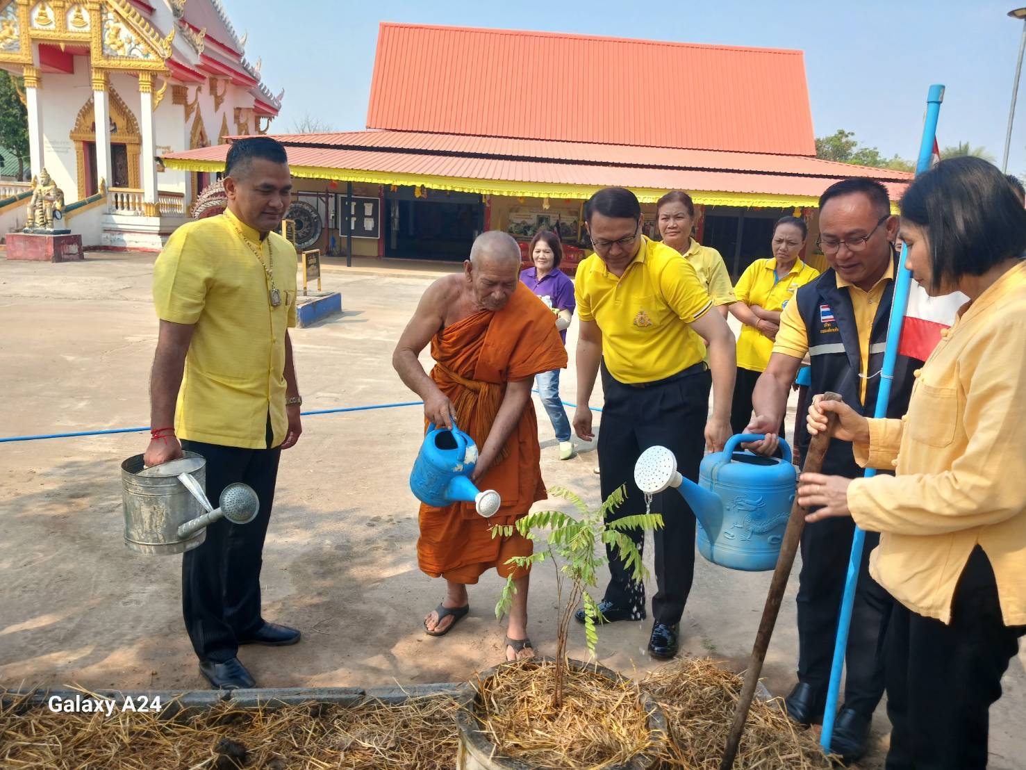 พช.นครพนม   ติดตามการดำเนินการตามแนวทางการน้อมนำแนวพระราชดำริของสมเด็จพระกนิษฐาธิราชเจ้า กรมสมเด็จพระเทพรัตนราชสุดา ฯ สยามบรมราชกุมารี สู่ปฏิบัติการปลูกผักสวนครัว เพื่อสร้างความมั่นคงทางอาหาร ประจำปีงบประมาณ พ.ศ. 2567