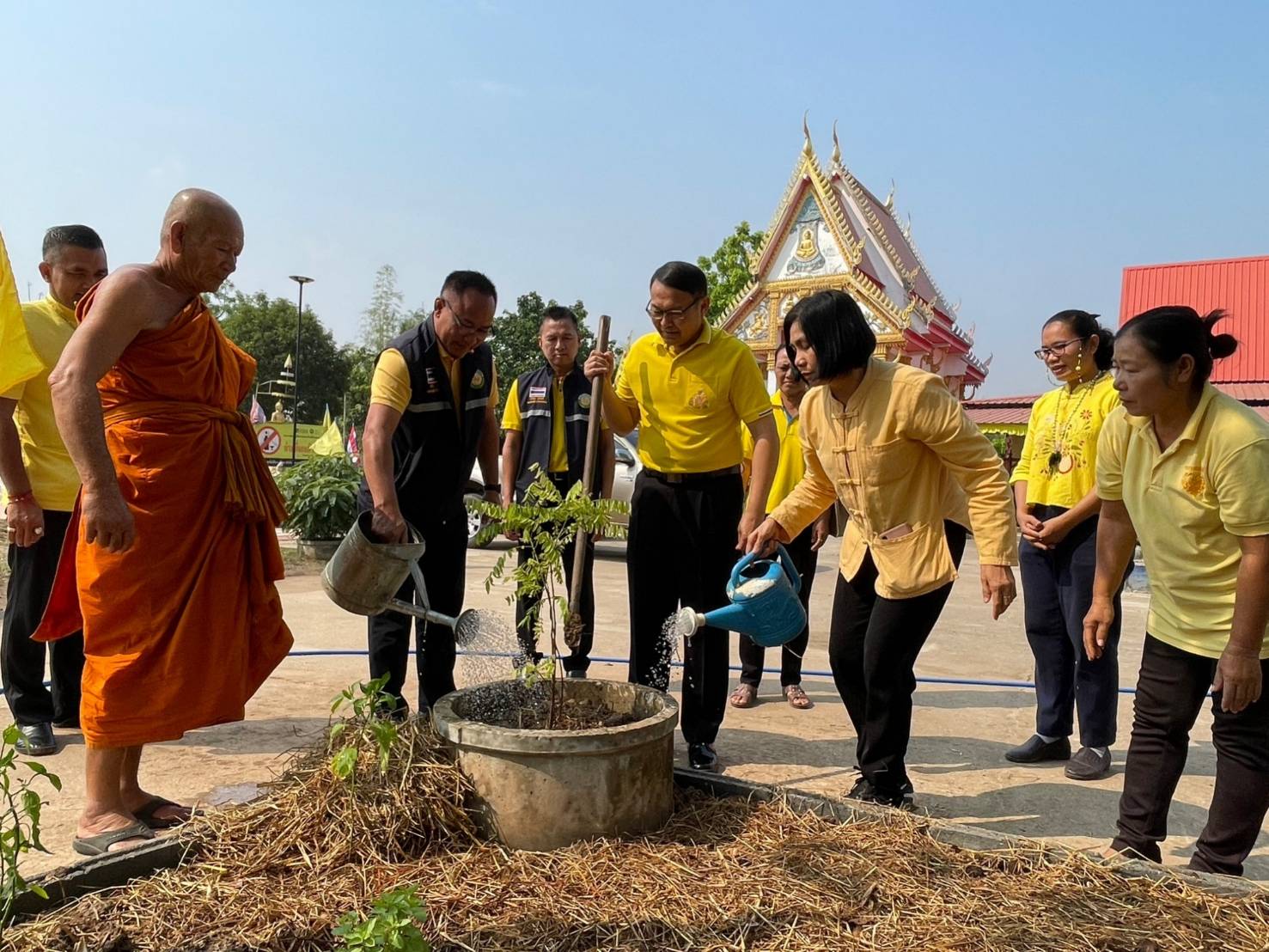 พช.นครพนม   ติดตามการดำเนินการตามแนวทางการน้อมนำแนวพระราชดำริของสมเด็จพระกนิษฐาธิราชเจ้า กรมสมเด็จพระเทพรัตนราชสุดา ฯ สยามบรมราชกุมารี สู่ปฏิบัติการปลูกผักสวนครัว เพื่อสร้างความมั่นคงทางอาหาร ประจำปีงบประมาณ พ.ศ. 2567
