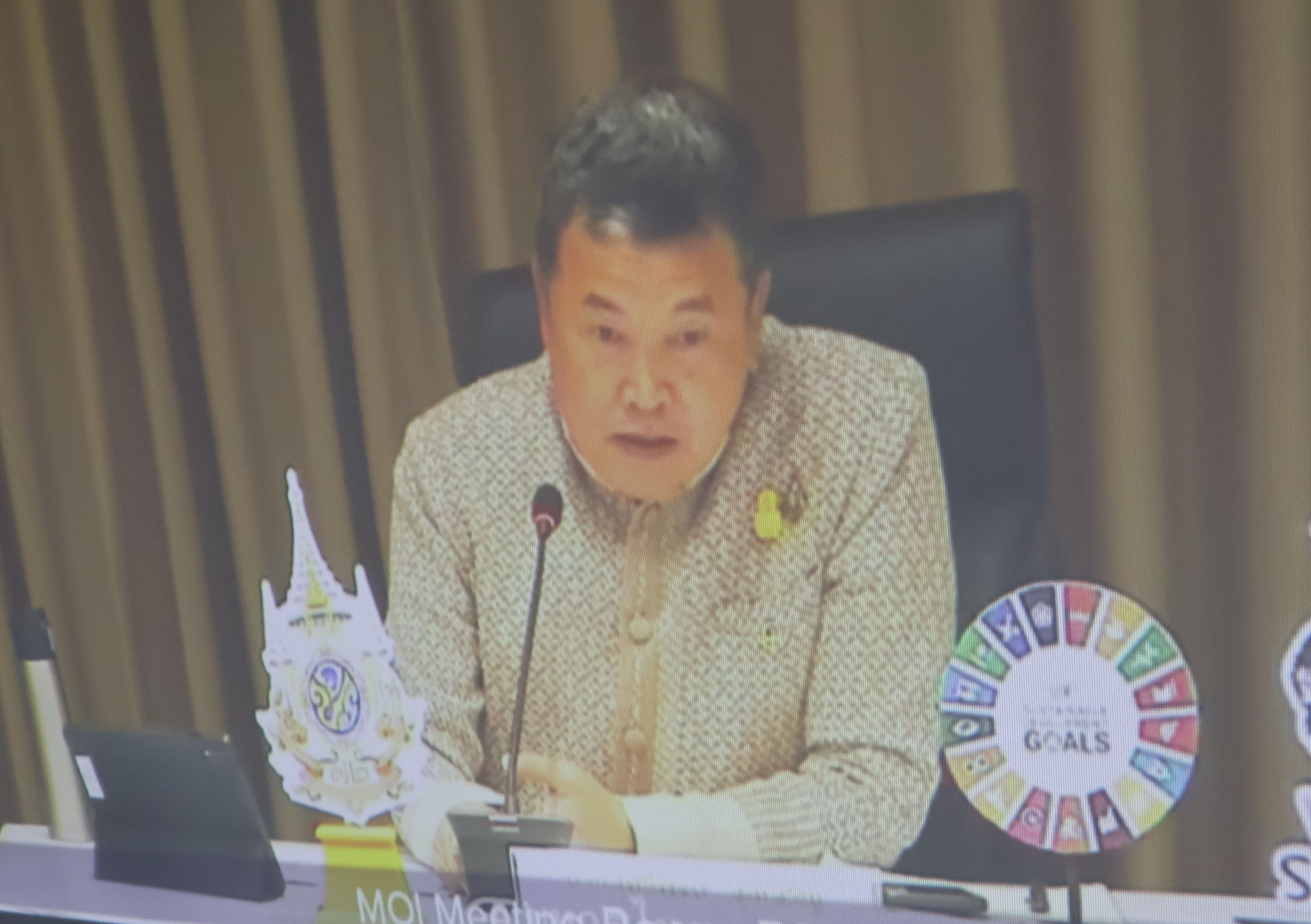 พช.นครพนม    ร่วมการประชุมขับเคลื่อนและติดตามนโยบายของรัฐบาลและภารกิจสำคัญของปลัดกระทรวงมหาดไทย  ประจำปีงบประมาณพ.ศ 2567 เดือนมีนาคม 2567 ผ่านระบบวีดิทัศน์ทางไกล (vcs)