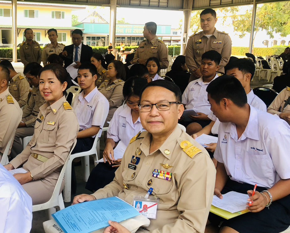 พช.นครพนม   เข้ารับการสัมภาษณ์ผู้สมัครเข้ารับการฝึกอบรมหลักสูตรจิตอาสา 904 “หลักสูตรพื้นฐาน” (ภาค 2) รุ่นที่ 4 ประจำปี 2567 ขั้นที่ 2