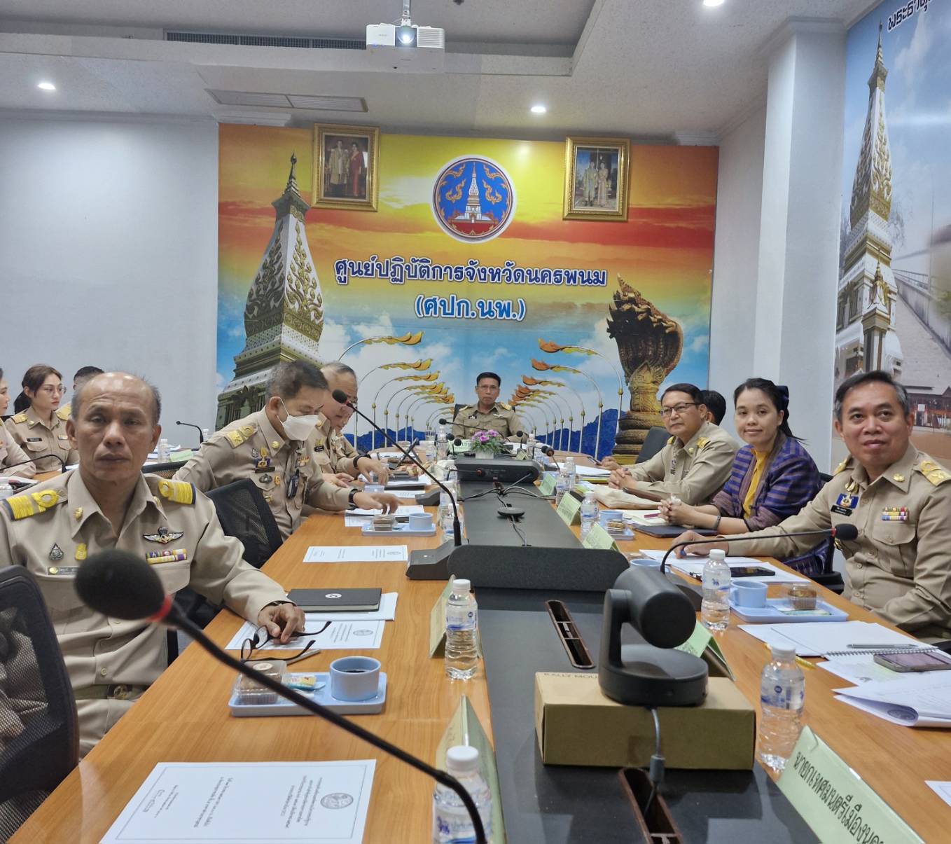 พช.นครพนม    ร่วมการประชุมขับเคลื่อนและติดตามนโยบายของรัฐบาลและภารกิจสำคัญของปลัดกระทรวงมหาดไทย  ประจำปีงบประมาณพ.ศ 2567 เดือนมีนาคม 2567 ผ่านระบบวีดิทัศน์ทางไกล (vcs)