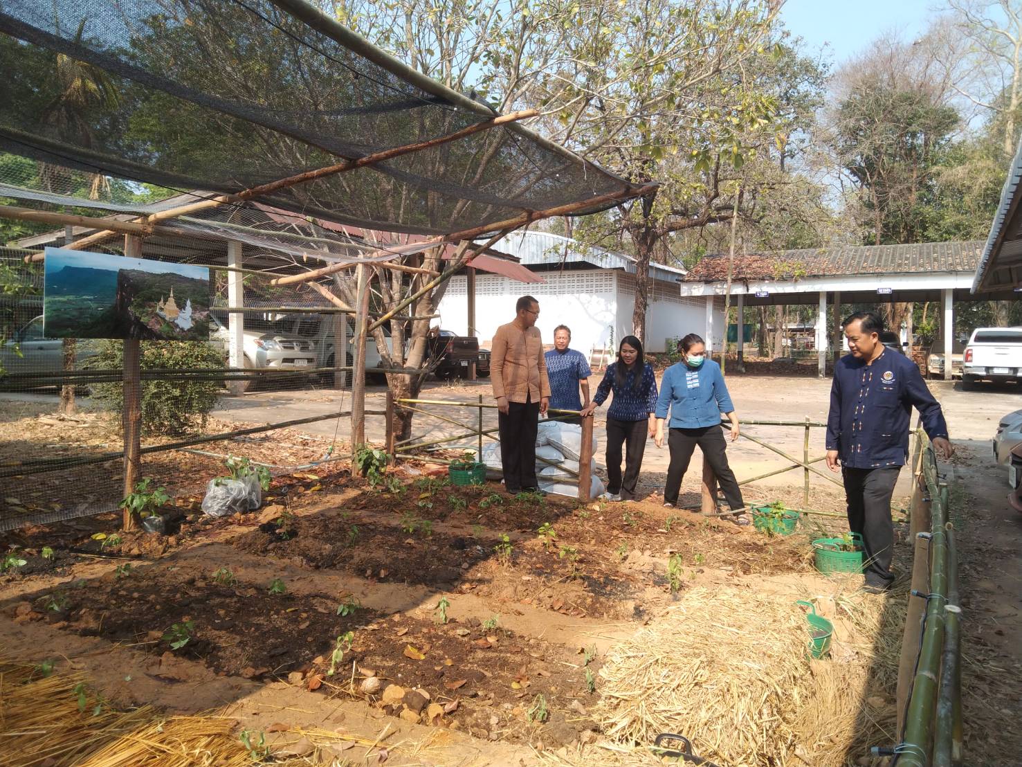 พช.นครพนม   ติดตามการดำเนินการตามแนวทางการน้อมนำแนวพระราชดำริของสมเด็จพระกนิษฐาธิราชเจ้า กรมสมเด็จพระเทพรัตนราชสุดา ฯ สยามบรมราชกุมารี สู่ปฏิบัติการปลูกผักสวนครัว เพื่อสร้างความมั่นคงทางอาหาร ประจำปีงบประมาณ พ.ศ. 2567