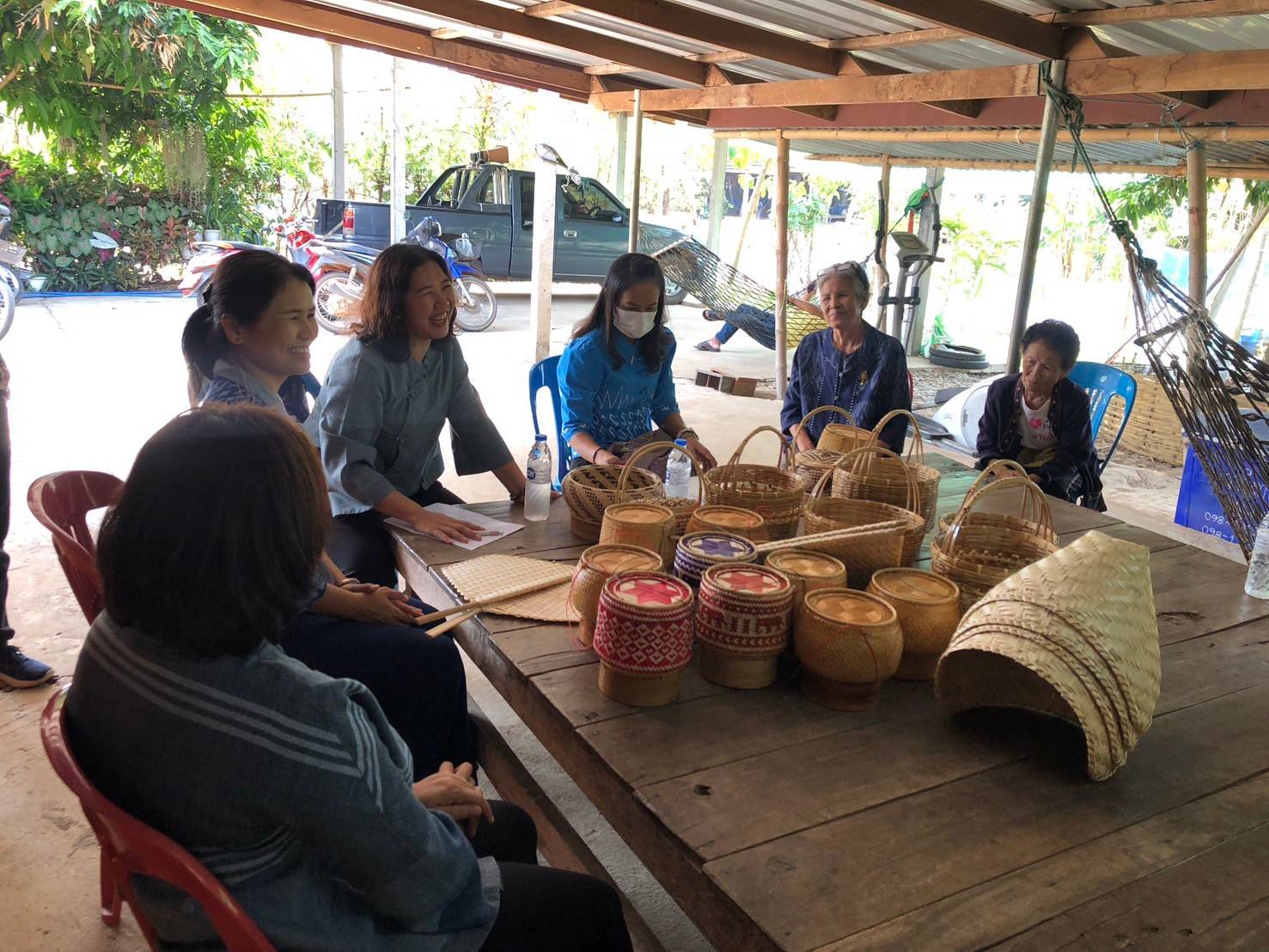 พช.นครพนม   สนับสนุนการลงพื้นที่ตรวจสอบการปฏิบัติงานของหน่วยตรวจสอบภายในกรมการพัฒนาชุมชน