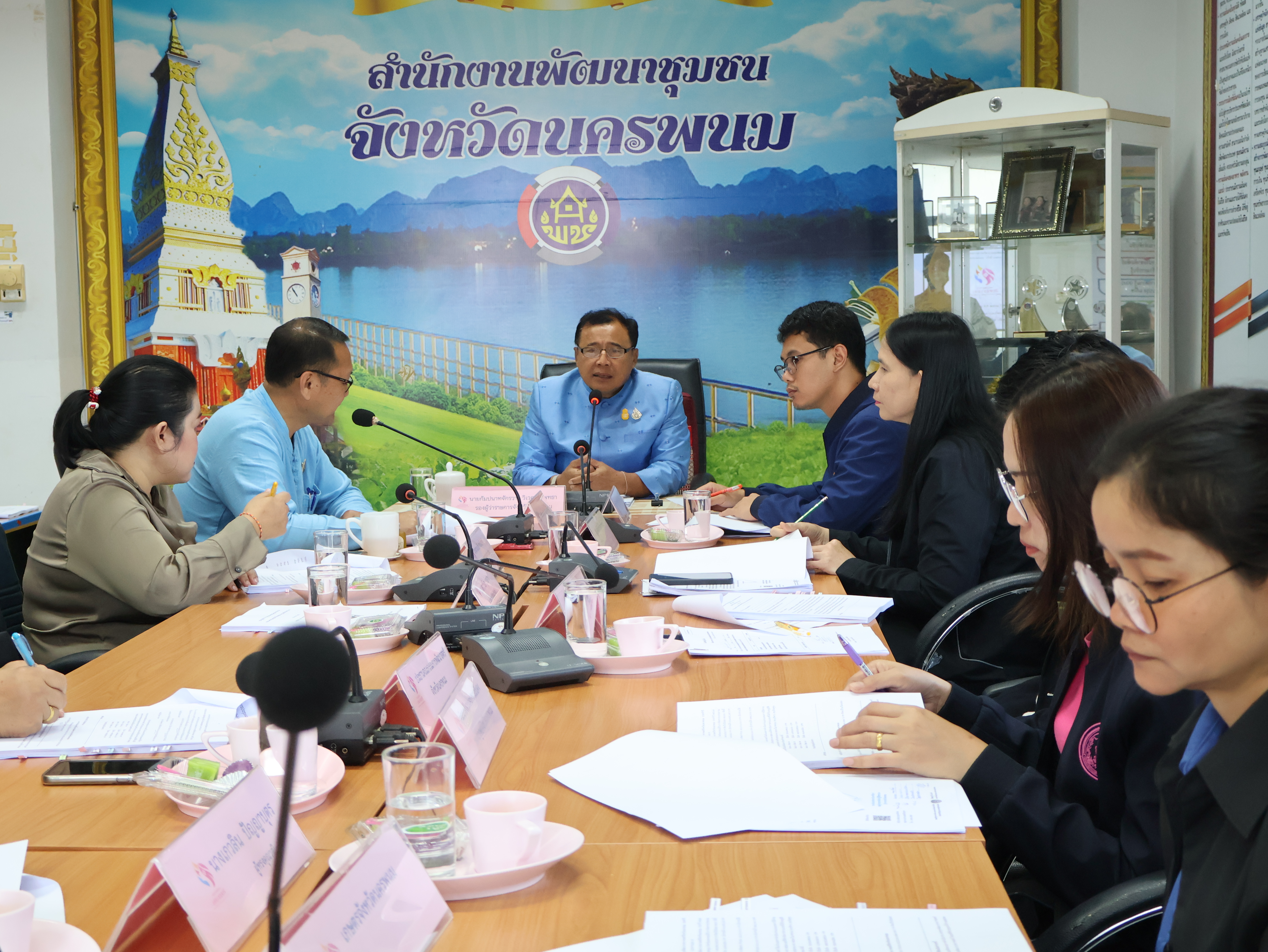 จังหวัดนครพนม   ประชุมคณะอนุกรรมการบริหารกองทุนพัฒนาบทบาทสตรี  จังหวัดนครพนม ครั้งที่ 5/2567