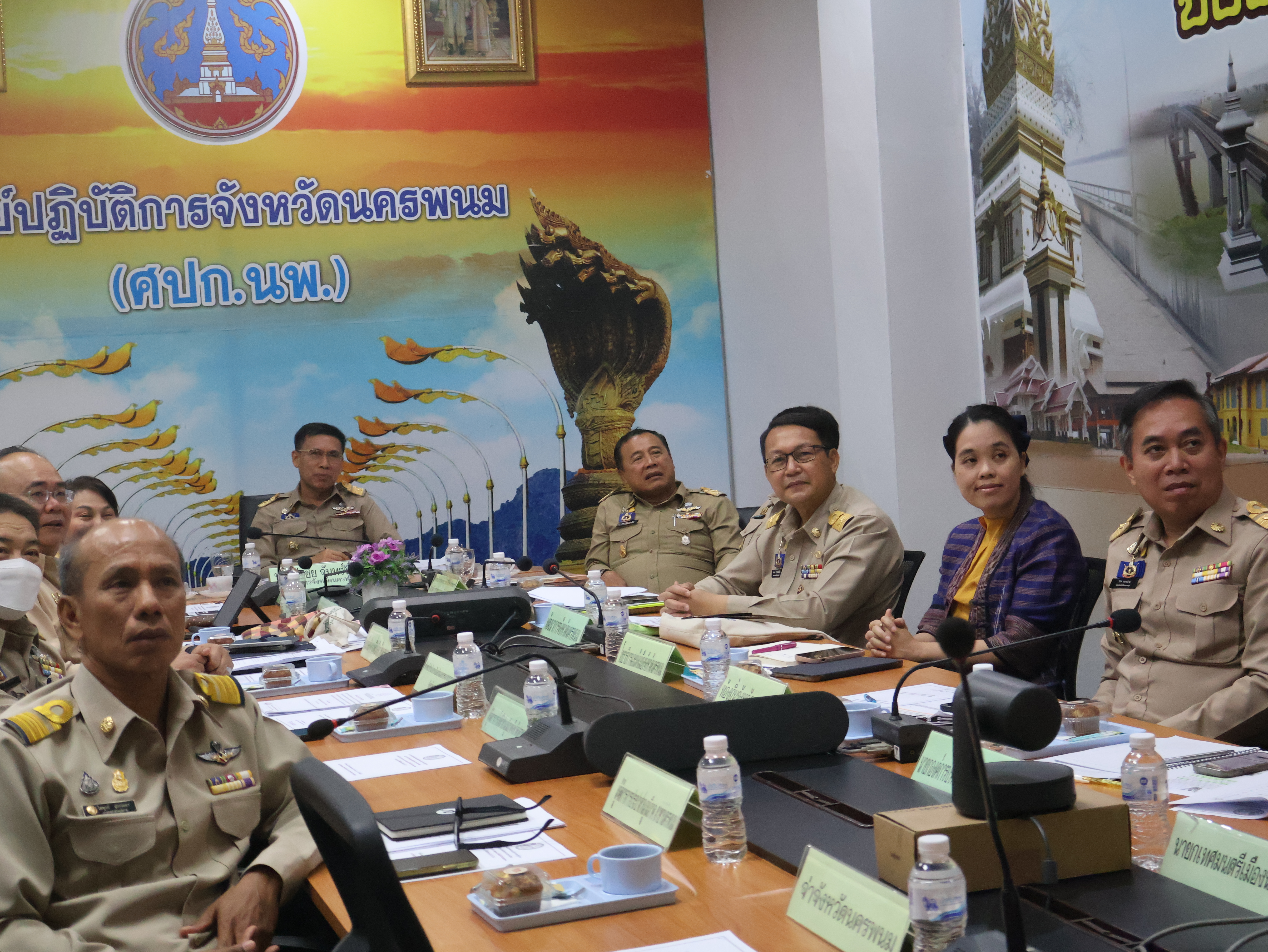 พช.นครพนม    ร่วมการประชุมขับเคลื่อนและติดตามนโยบายของรัฐบาลและภารกิจสำคัญของปลัดกระทรวงมหาดไทย  ประจำปีงบประมาณพ.ศ 2567 เดือนมีนาคม 2567 ผ่านระบบวีดิทัศน์ทางไกล (vcs)