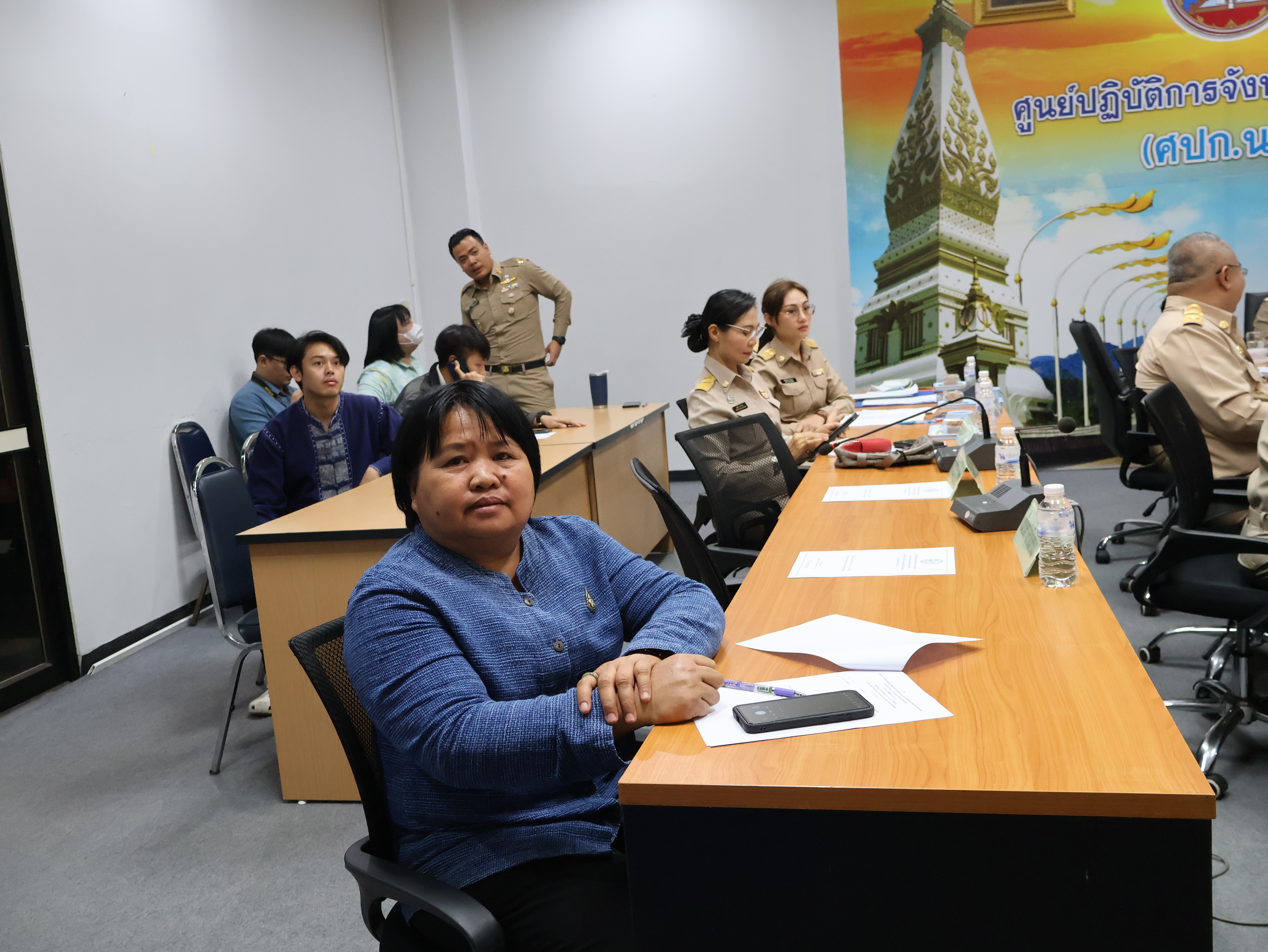 พช.นครพนม    ร่วมการประชุมขับเคลื่อนและติดตามนโยบายของรัฐบาลและภารกิจสำคัญของปลัดกระทรวงมหาดไทย  ประจำปีงบประมาณพ.ศ 2567 เดือนมีนาคม 2567 ผ่านระบบวีดิทัศน์ทางไกล (vcs)