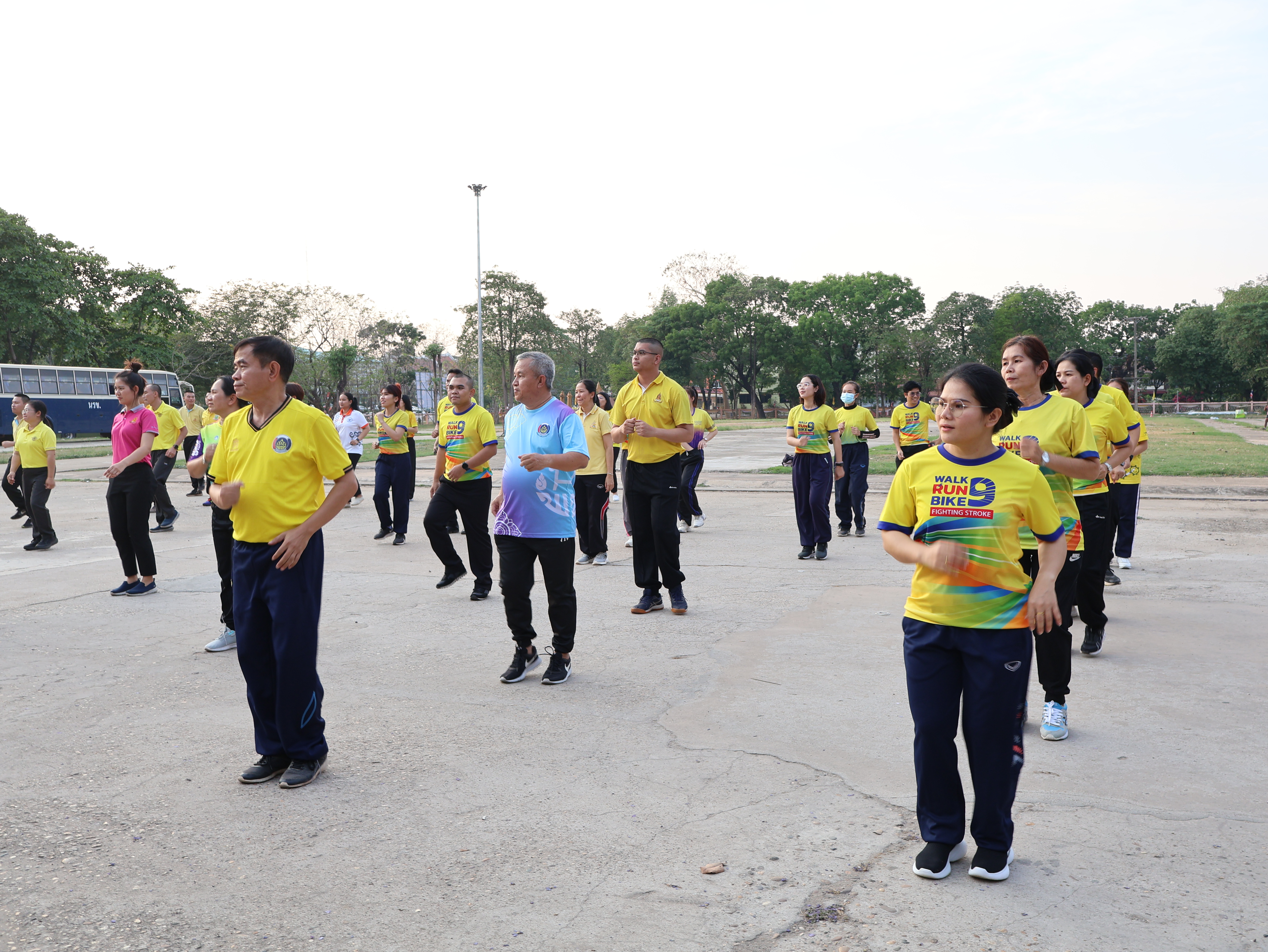 พช.นครพนม   ร่วมกิจกรรม Exercise สร้างนิสัยออกกำลังกาย ทุกวันพุธ