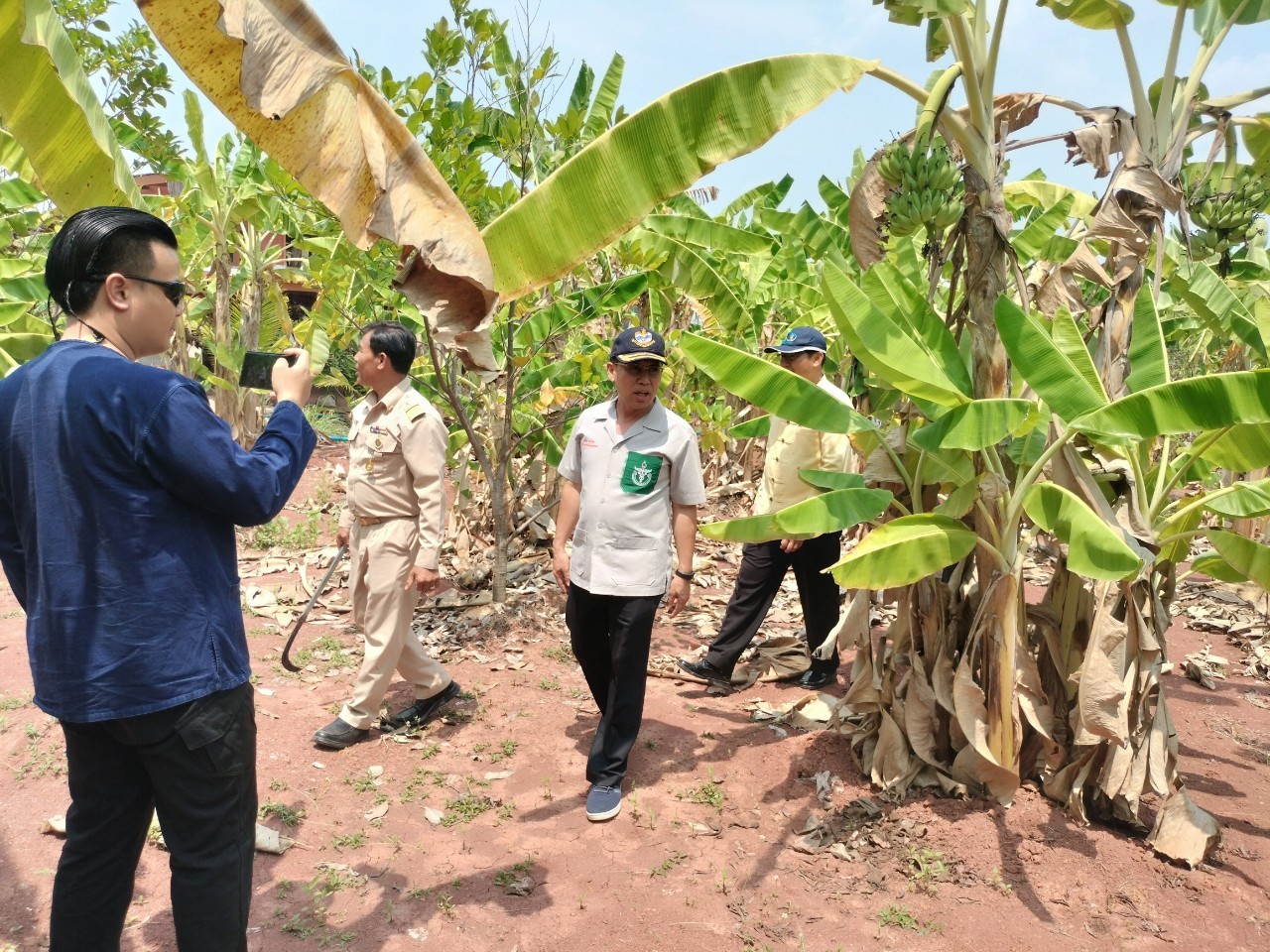 พ่อเมืองนครพนม   ติดตามผลสำเร็จ “โครงการพัฒนาศูนย์เรียนรู้ ทฤษฎีใหม่รูปแบบ โคก หนอง นา” พื้นที่อำเภอบ้านแพง