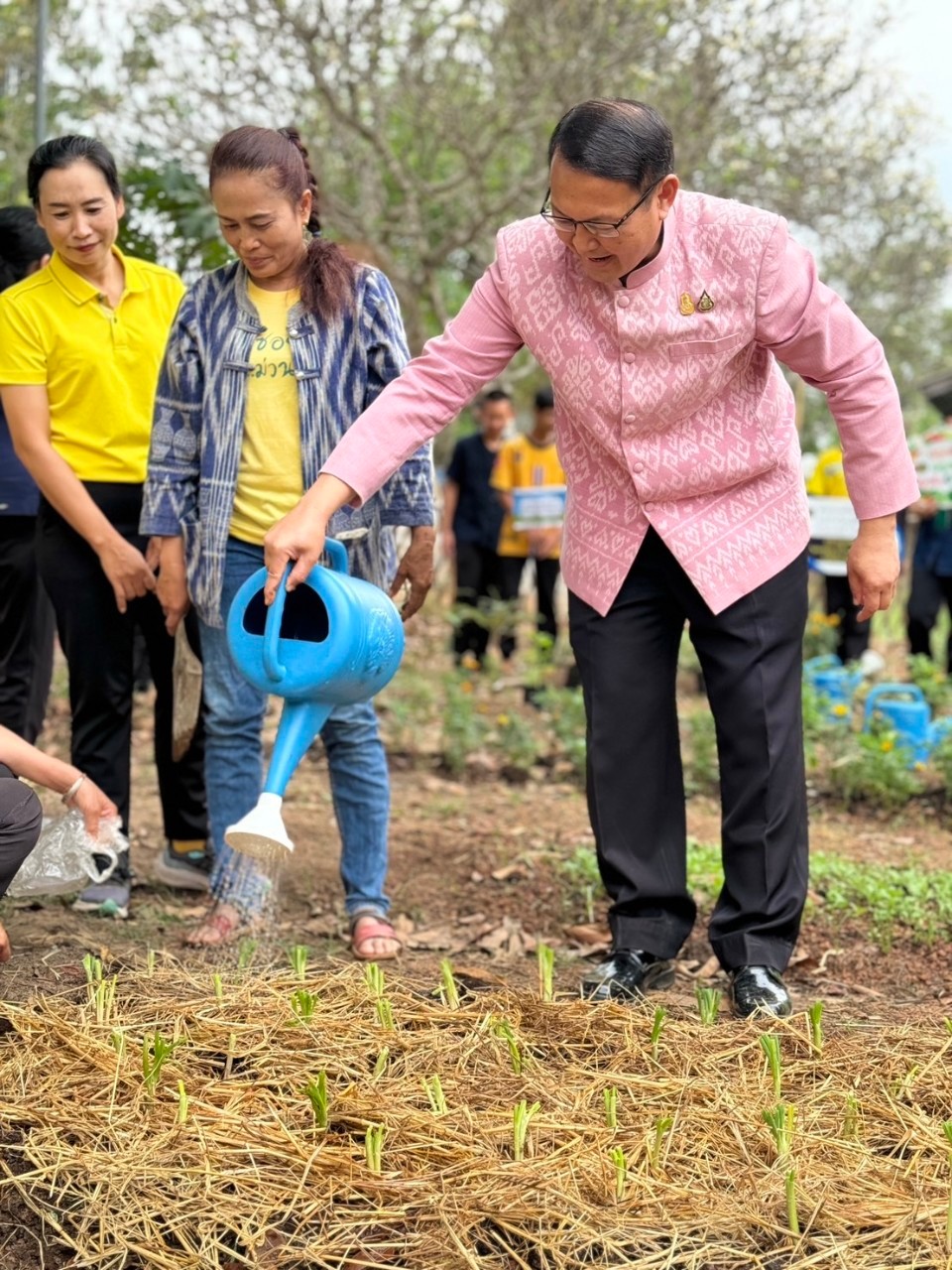 พช.นครพนม   ติดตามการดำเนินการตามแนวทางการน้อมนำแนวพระราชดำริของสมเด็จพระกนิษฐาธิราชเจ้า กรมสมเด็จพระเทพรัตนราชสุดา ฯ สยามบรมราชกุมารี สู่ปฏิบัติการปลูกผักสวนครัว เพื่อสร้างความมั่นคงทางอาหาร ประจำปีงบประมาณ พ.ศ. 2567