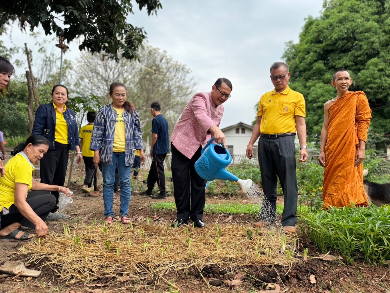 พช.นครพนม   ติดตามการดำเนินการตามแนวทางการน้อมนำแนวพระราชดำริของสมเด็จพระกนิษฐาธิราชเจ้า กรมสมเด็จพระเทพรัตนราชสุดา ฯ สยามบรมราชกุมารี สู่ปฏิบัติการปลูกผักสวนครัว เพื่อสร้างความมั่นคงทางอาหาร ประจำปีงบประมาณ พ.ศ. 2567