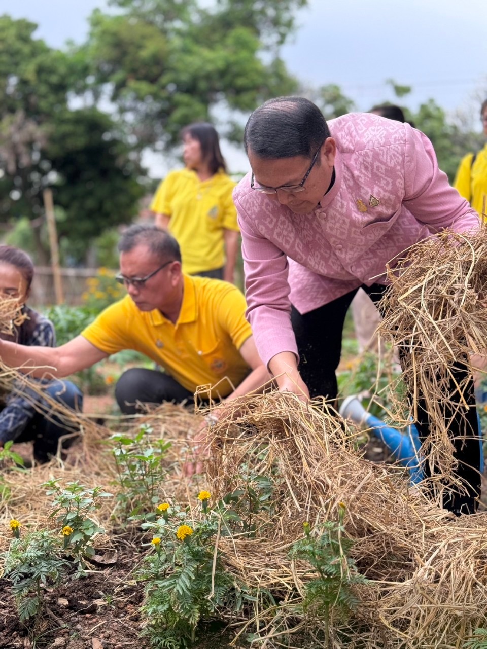 พช.นครพนม   ติดตามการดำเนินการตามแนวทางการน้อมนำแนวพระราชดำริของสมเด็จพระกนิษฐาธิราชเจ้า กรมสมเด็จพระเทพรัตนราชสุดา ฯ สยามบรมราชกุมารี สู่ปฏิบัติการปลูกผักสวนครัว เพื่อสร้างความมั่นคงทางอาหาร ประจำปีงบประมาณ พ.ศ. 2567