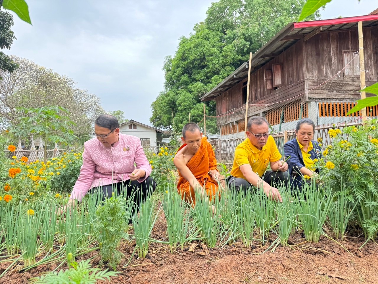 พช.นครพนม   ติดตามการดำเนินการตามแนวทางการน้อมนำแนวพระราชดำริของสมเด็จพระกนิษฐาธิราชเจ้า กรมสมเด็จพระเทพรัตนราชสุดา ฯ สยามบรมราชกุมารี สู่ปฏิบัติการปลูกผักสวนครัว เพื่อสร้างความมั่นคงทางอาหาร ประจำปีงบประมาณ พ.ศ. 2567