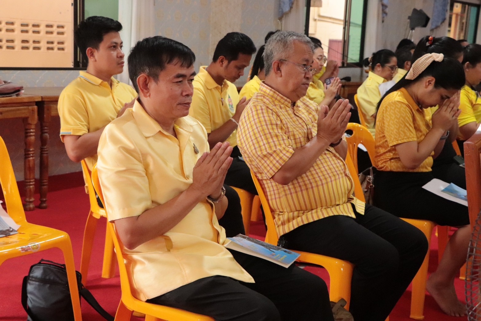 พช.นครพนม   ร่วมพิธีเจริญพระพุทธมนต์เฉลิมพระเกียรติถวายพระพรชัยมงคลแด่ พระบาทสมเด็จพระเจ้าอยู่ เนื่องในโอกาสเฉลิมพระชนมพรรษา 6 รอบ 28 กรกฎาคม 2567