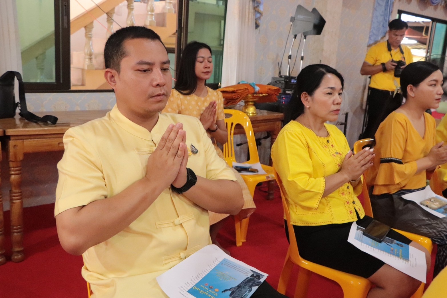 พช.นครพนม   ร่วมพิธีเจริญพระพุทธมนต์เฉลิมพระเกียรติถวายพระพรชัยมงคลแด่ พระบาทสมเด็จพระเจ้าอยู่ เนื่องในโอกาสเฉลิมพระชนมพรรษา 6 รอบ 28 กรกฎาคม 2567