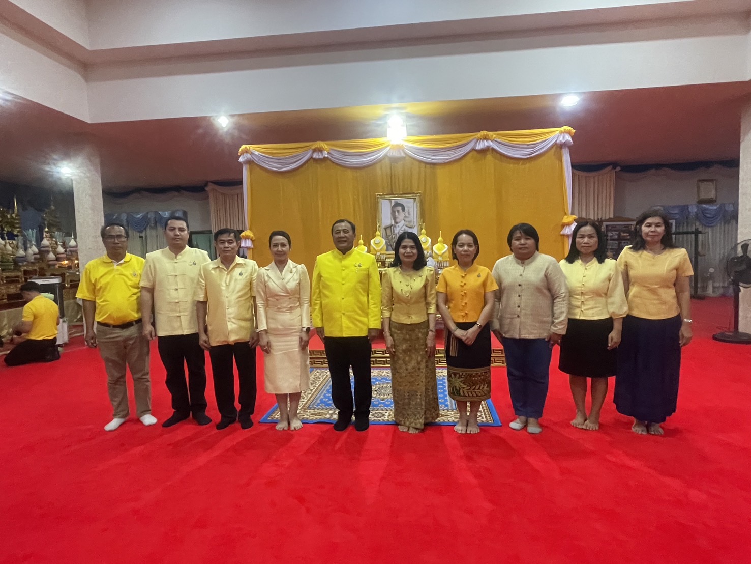 พช.นครพนม   ร่วมพิธีเจริญพระพุทธมนต์เฉลิมพระเกียรติถวายพระพรชัยมงคลแด่ พระบาทสมเด็จพระเจ้าอยู่ เนื่องในโอกาสเฉลิมพระชนมพรรษา 6 รอบ 28 กรกฎาคม 2567