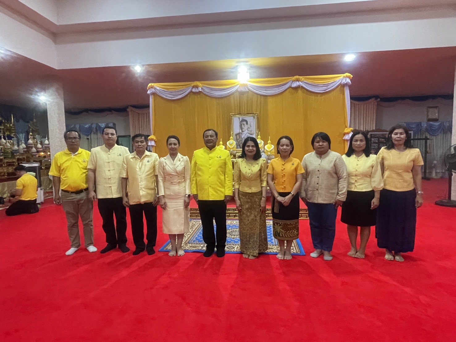 พช.นครพนม   ร่วมพิธีเจริญพระพุทธมนต์เฉลิมพระเกียรติถวายพระพรชัยมงคลแด่ พระบาทสมเด็จพระเจ้าอยู่ เนื่องในโอกาสเฉลิมพระชนมพรรษา 6 รอบ 28 กรกฎาคม 2567