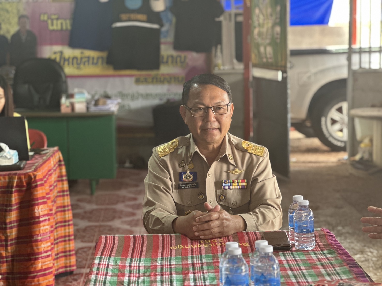 พช.นครพนม   ติดตามการดำเนินงานตามแนวทางการน้อมนำแนวพระราชดำริของสมเด็จพระกนิษฐาธิราชเจ้า กรมสมเด็จพระเทพรัตนราชสุดา ฯ สยามบรมราชกุมารี สู่ปฏิบัติการปลูกผักสวนครัว เพื่อสร้างความมั่นคงทางอาหาร ประจำปีงบประมาณ พ.ศ. 2567