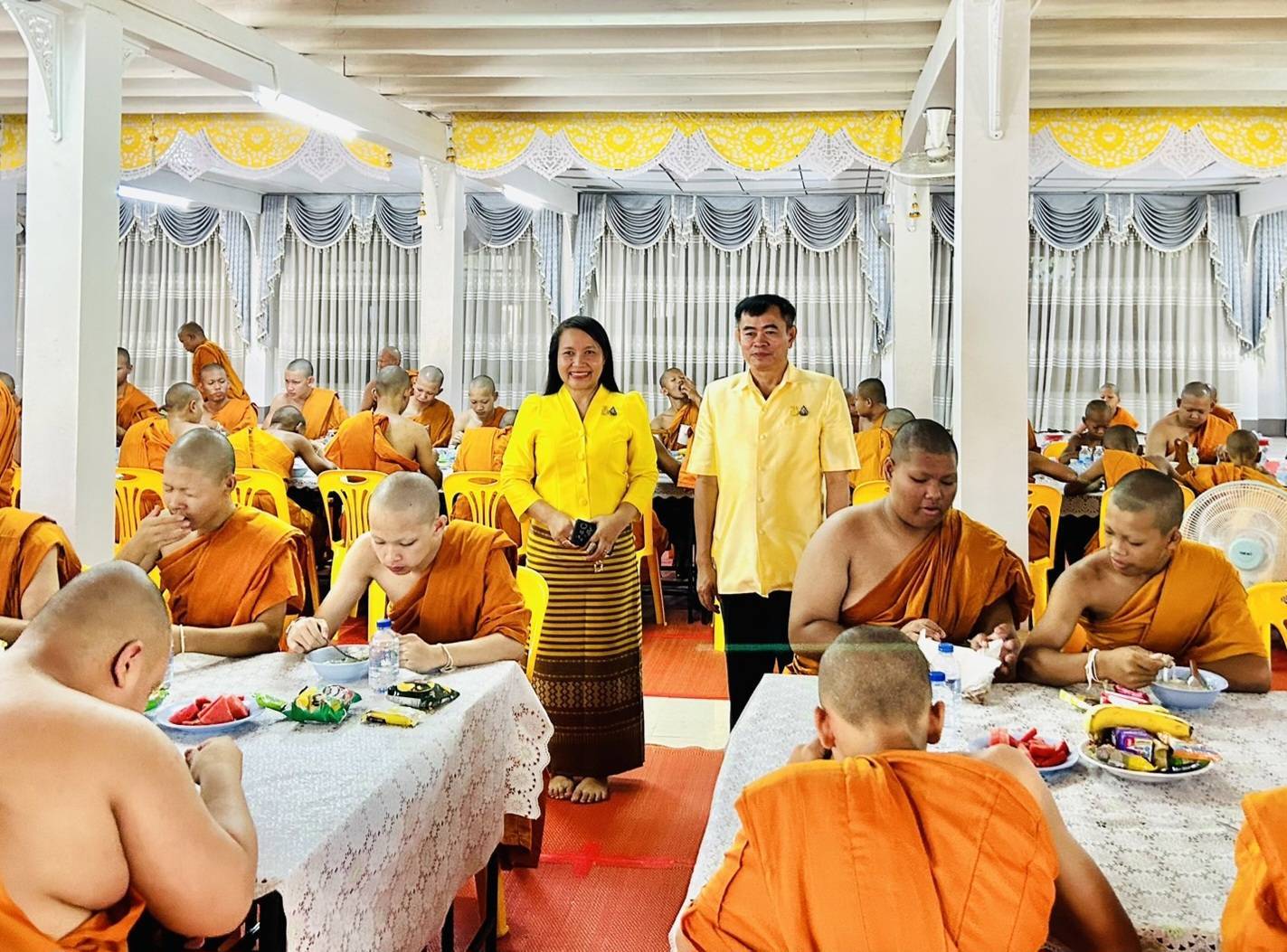 พช.นครพนม   ร่วมเป็นเจ้าภาพทำบุญตามโครงการบรรพชาสามเณรภาคฤดูร้อน เฉลิมพระเกียรติพระบาทสมเด็จพระเจ้าอยู่หัวเนื่องในโอกาสมหามงคลเฉลิมพระชนมพรรษา 6 รอบ 28 กรกฎาคม 2567