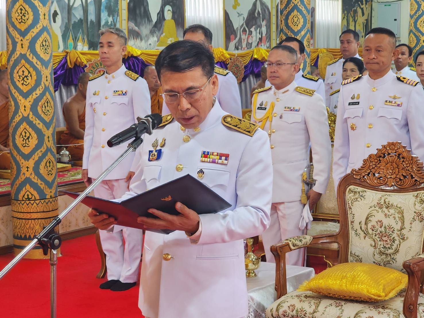 พช.นครพนม   ร่วมพิธีเจริญพระพุทธมนต์ ทำบุญตักบาตร ปล่อยพันธุ์ปลาถวายเป็นพระราชกุศล และถวายพระพรชัยมงคลเนื่องในโอกาสวันคล้ายวันพระราชสมภพ สมเด็จพระกนิษฐาธิราชเจ้า กรมสมเด็จพระเทพรัตนราชสุดาฯ สยามบรมราชกุมารี 2 เมษายน 2567