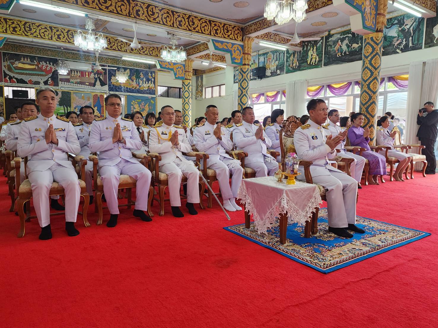พช.นครพนม   ร่วมพิธีเจริญพระพุทธมนต์ ทำบุญตักบาตร ปล่อยพันธุ์ปลาถวายเป็นพระราชกุศล และถวายพระพรชัยมงคลเนื่องในโอกาสวันคล้ายวันพระราชสมภพ สมเด็จพระกนิษฐาธิราชเจ้า กรมสมเด็จพระเทพรัตนราชสุดาฯ สยามบรมราชกุมารี 2 เมษายน 2567