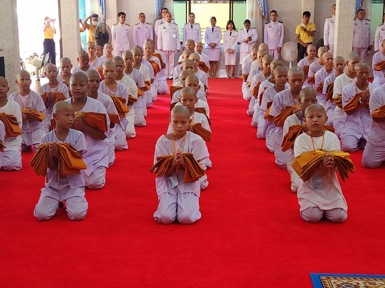 พช.นครพนม   ร่วมพิธีบรรพชาสามเณรภาคฤดูร้อนเฉลิมพระเกียรติพระบาทสมเด็จพระเจ้าอยู่หัวเนื่องในโอกาสมหามงคลเฉลิมพระชนมพรรษา 6 รอบ 28 กรกฎาคม 2567