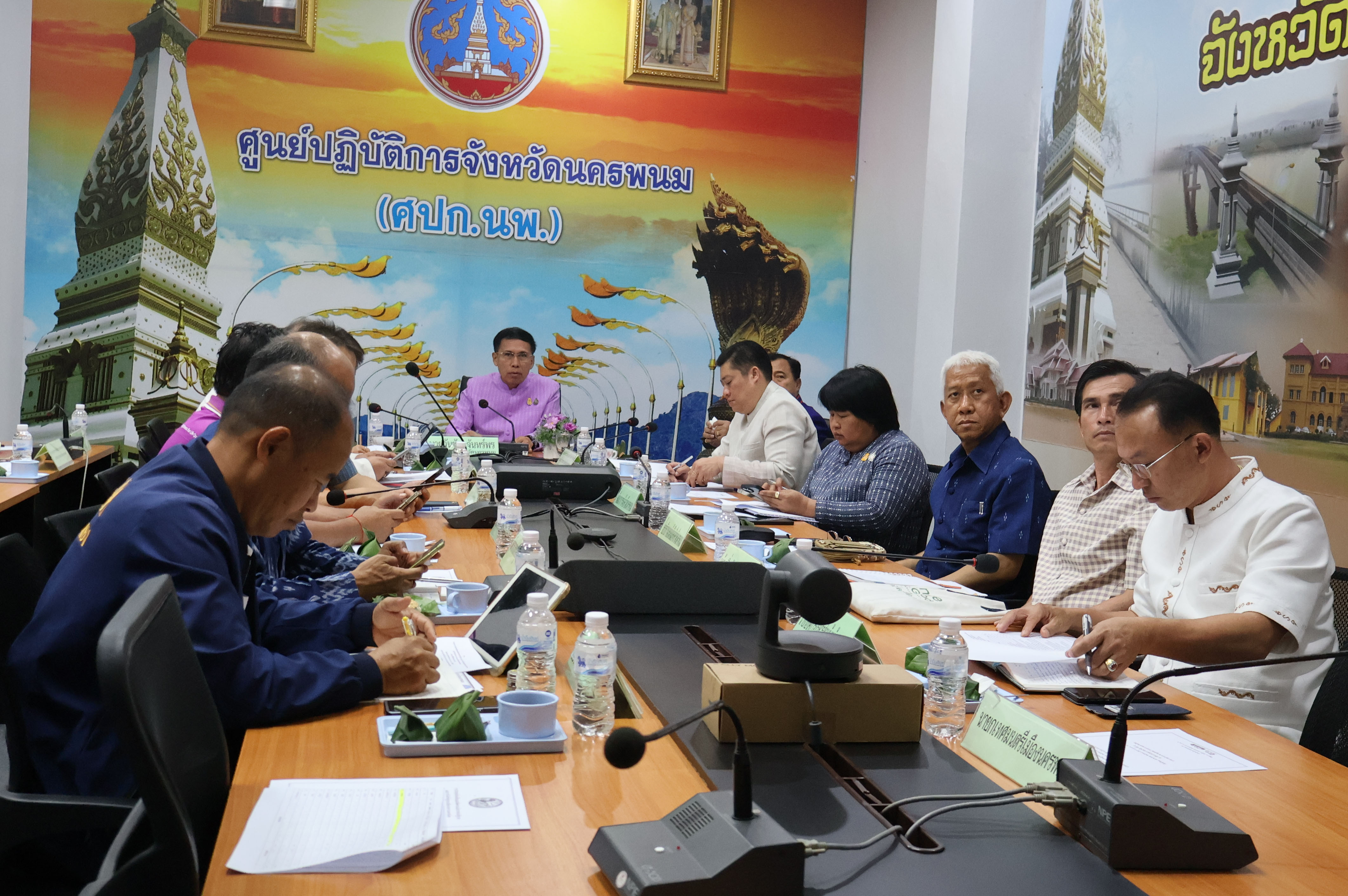 พช.นครพนม   ร่วมการประชุมขับเคลื่อนและติดตามนโยบายของรัฐบาลและภารกิจสำคัญของปลัดกระทรวงมหาดไทย  ประจำปีงบประมาณ พ.ศ. 2567 (เดือนเมษายน 2567) ผ่านระบบวีดิทัศน์ทางไกล (VCS)